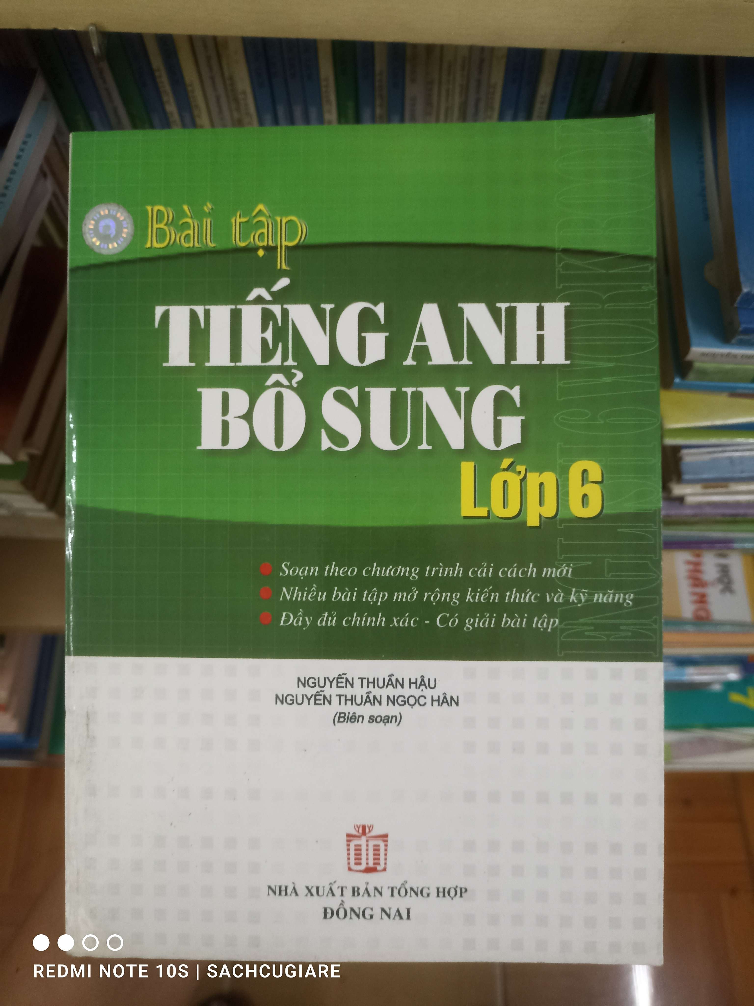 Bài Tập Tiếng Anh Bổ Sung Lớp 6 - Nguyễn Thuần Hậu, Nguyễn Thuần Ngọc Hân 2003 (Tham khảo - luyện thi) VAVO1304-AK3T2