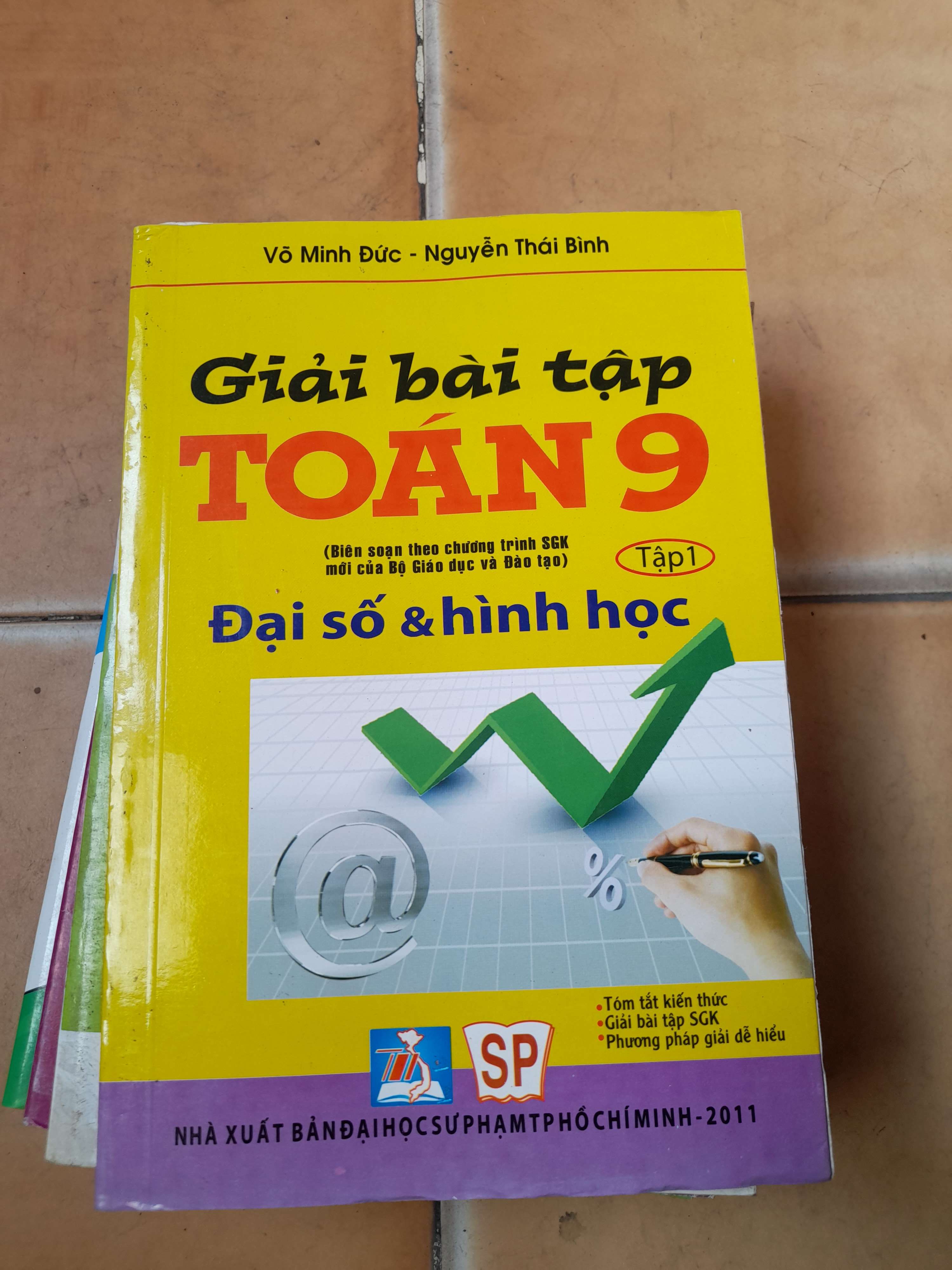 Giải Bài Tập Toán 9 (Tập 1) Đại Số & Hình Học - Võ Minh Đức, Nguyễn Thái Bình 2011 (Tham khảo - luyện thi) VAVO1304-AK3T4