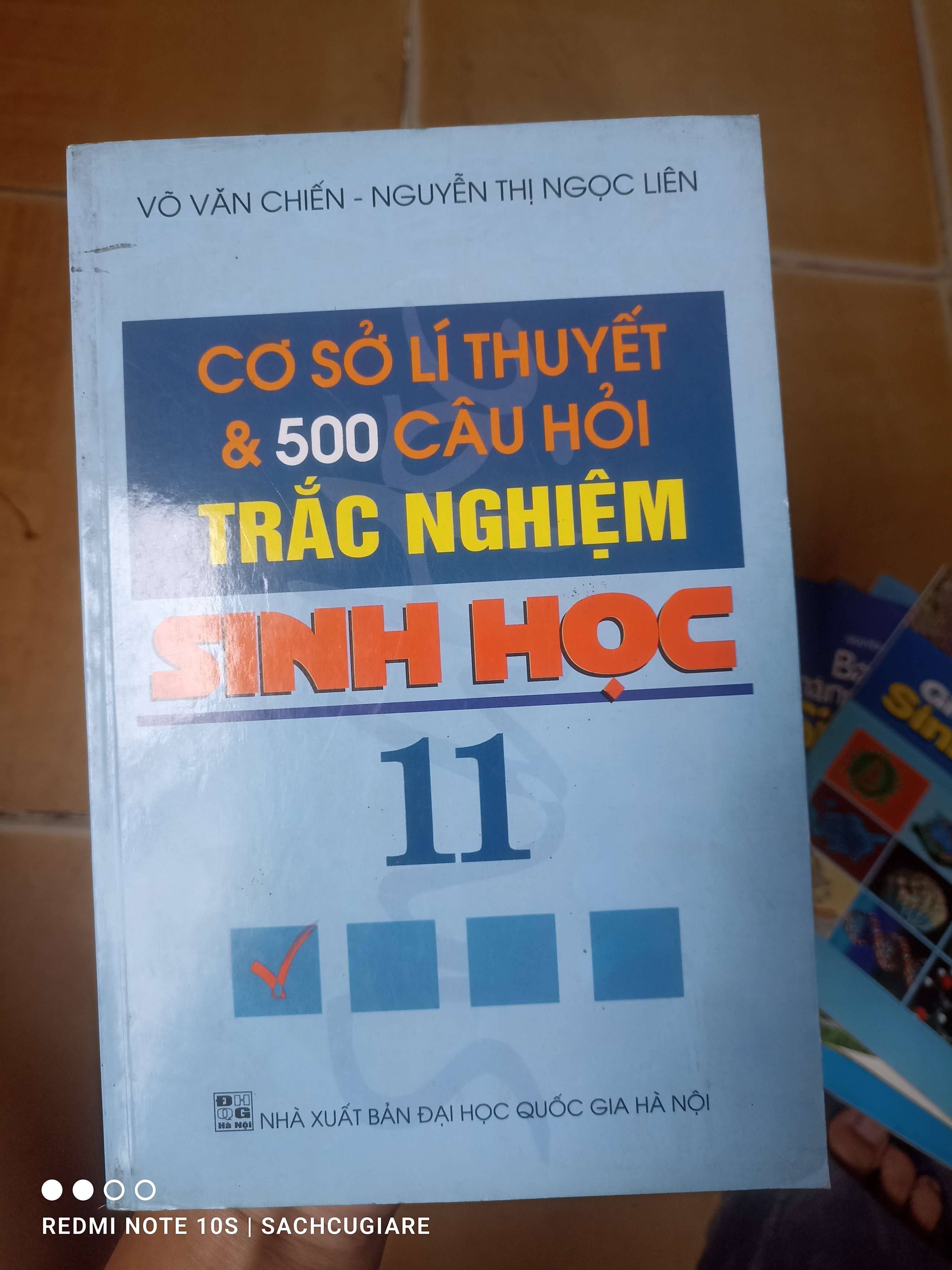 Cơ Sở Lí Thuyết & 500 Câu Hỏi Trắc Nghiệm Sinh Học 11 - Võ Văn Chiến, Nguyễn Thị Ngọc Liên 2007 (Tham khảo - luyện thi) VAVO1304-AK3T2