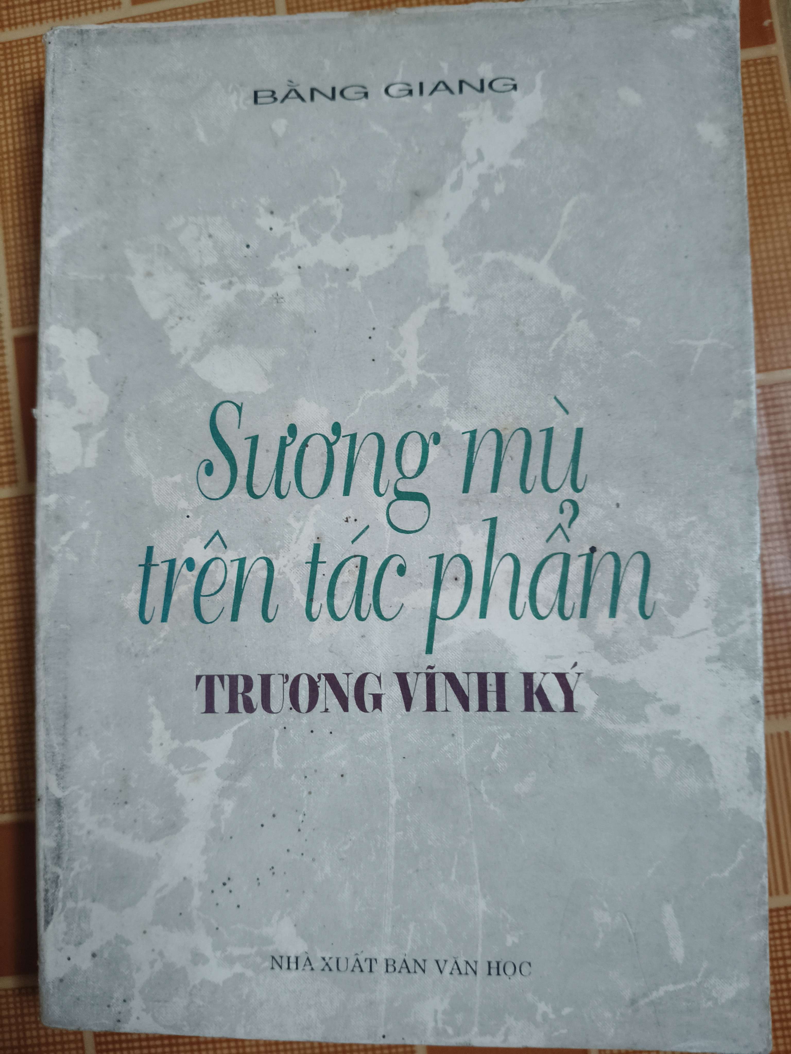 Sương mù trong tác phẩm Trương Vĩnh Ký - 1994 - 313 trang (Sách lịch sử - triết học) ANTQ1304