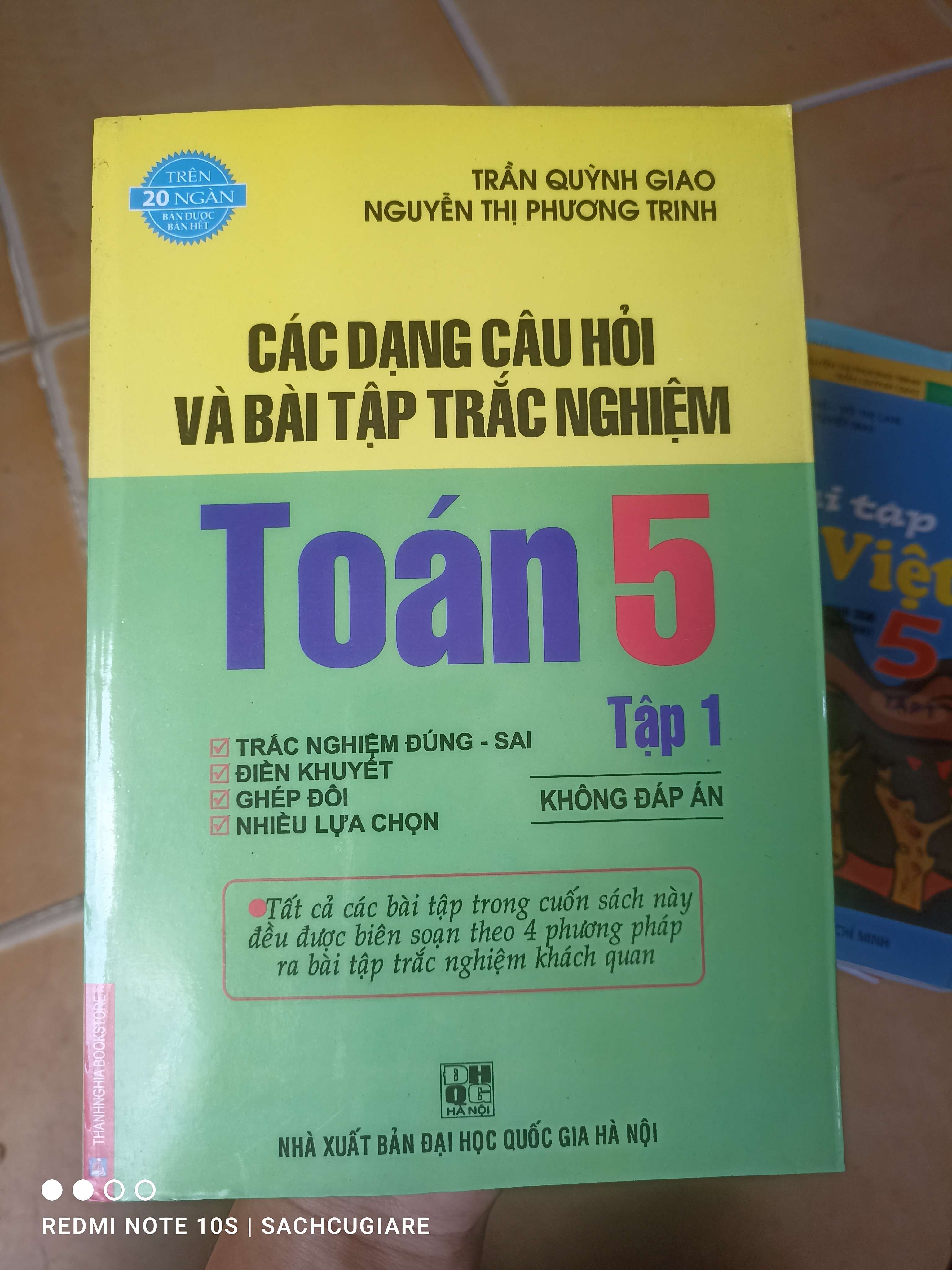 Các Dạng Câu Hỏi Và Bài Tập Trắc Nghiệm Toán 5 (Tập 1) - Trần Quỳnh Giao, Nguyễn Thị Phương Trinh 2010 (Tham khảo - luyện thi) VAVO1304-AK3T2