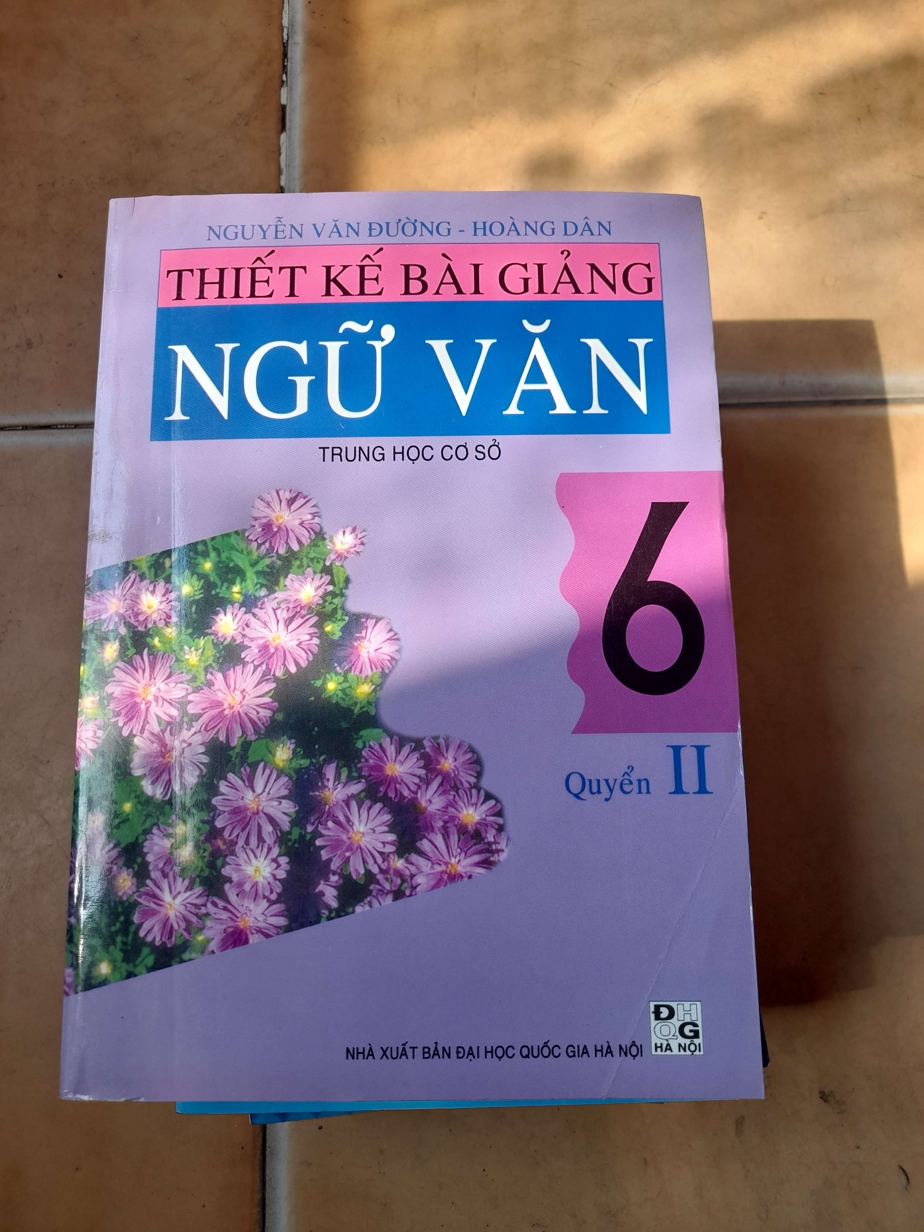 Thiết Kế Bài Giảng Ngữ Văn Trung Học Cơ Sở 6 (Quyển II) - Nguyễn Văn Đường, Hoàng Dân 2002 (Tham khảo - luyện thi) VAVO1304-AK3T3
