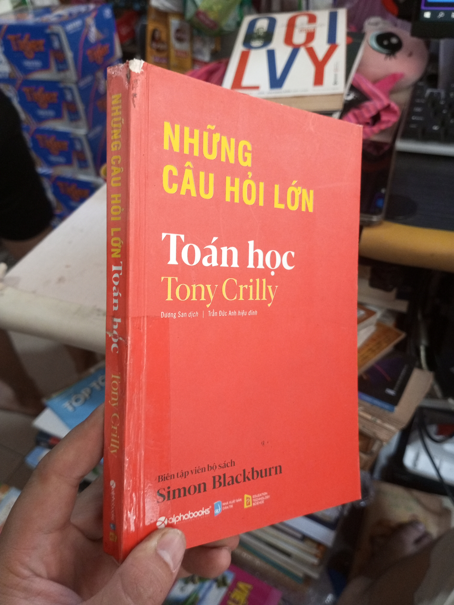 Những Câu Hỏi Lớn: Toán Học - Tony Crilly 2019 mới 80% lỗi gáy (Sách kiến thức tổng hợp) HCM1804 (NSX)
