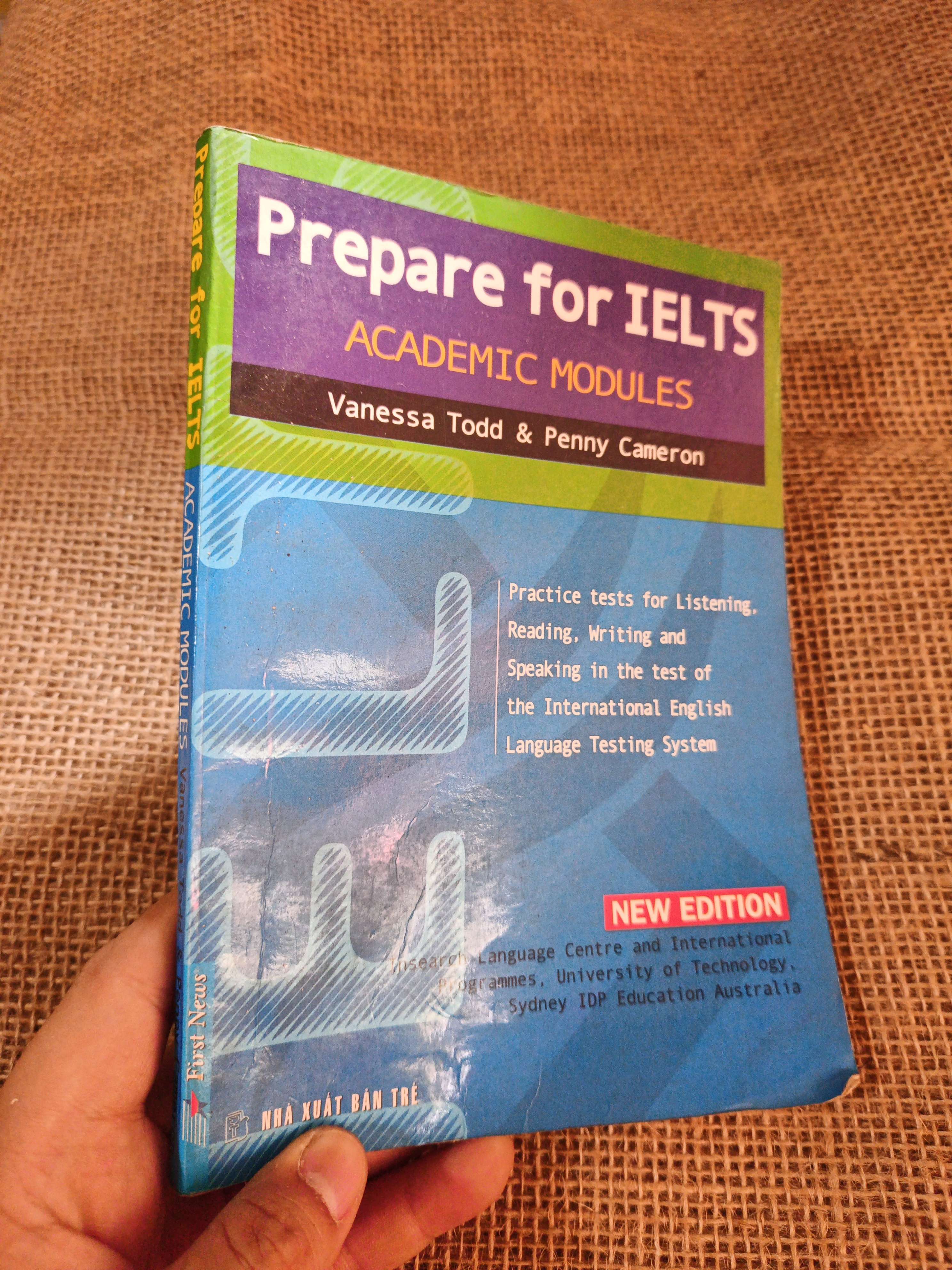 Prepare for IELTS Academic Modules - Vanessa Todd, Penny Cameron 2003 mới 80% (Sách tự học tiếng Anh) HLSC2404