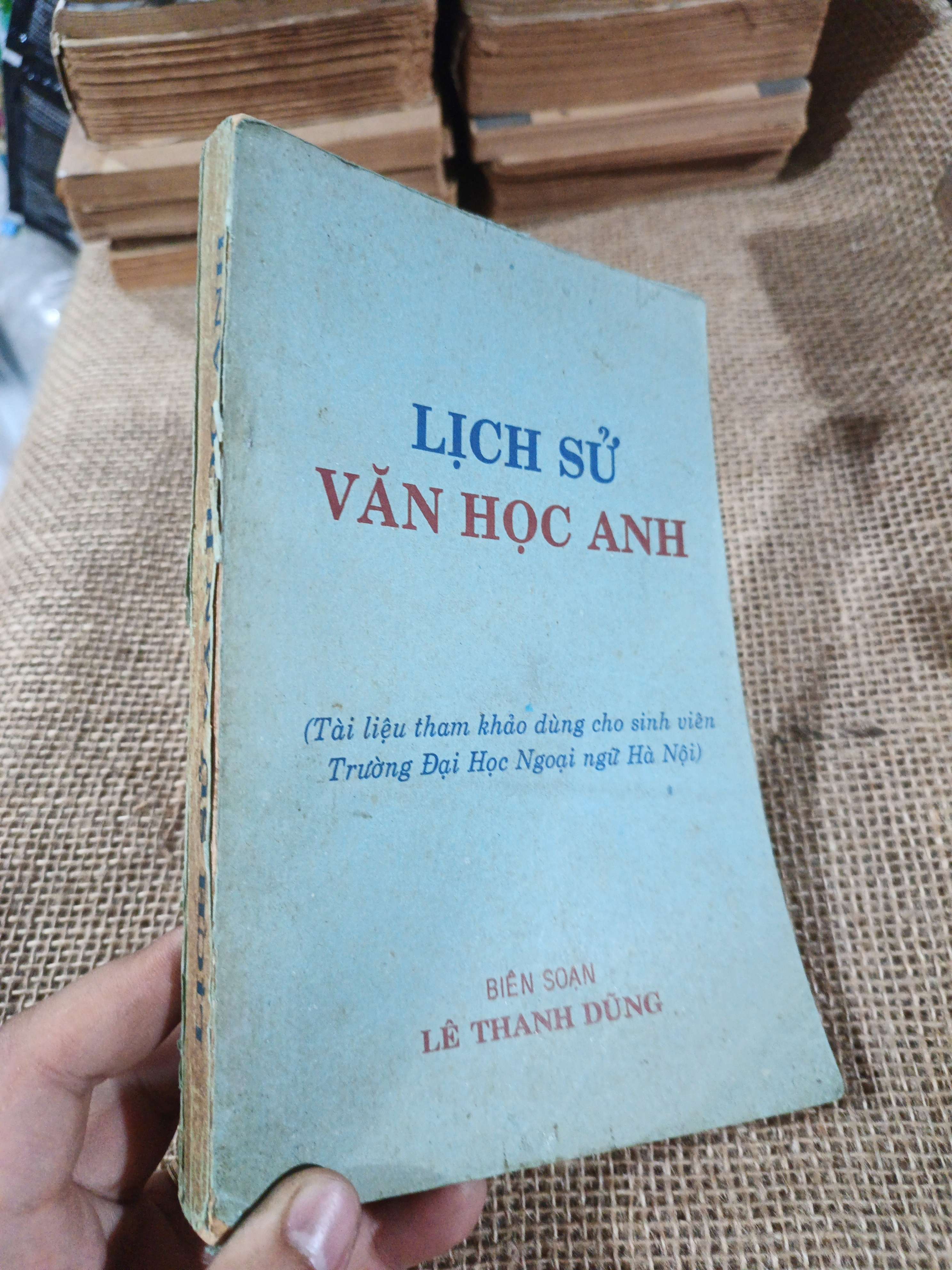 Lịch sử văn học Anh - Lê Thanh Dũng mới 80% ố (Lịch sử thế giới) HLSC2404 (NSX)