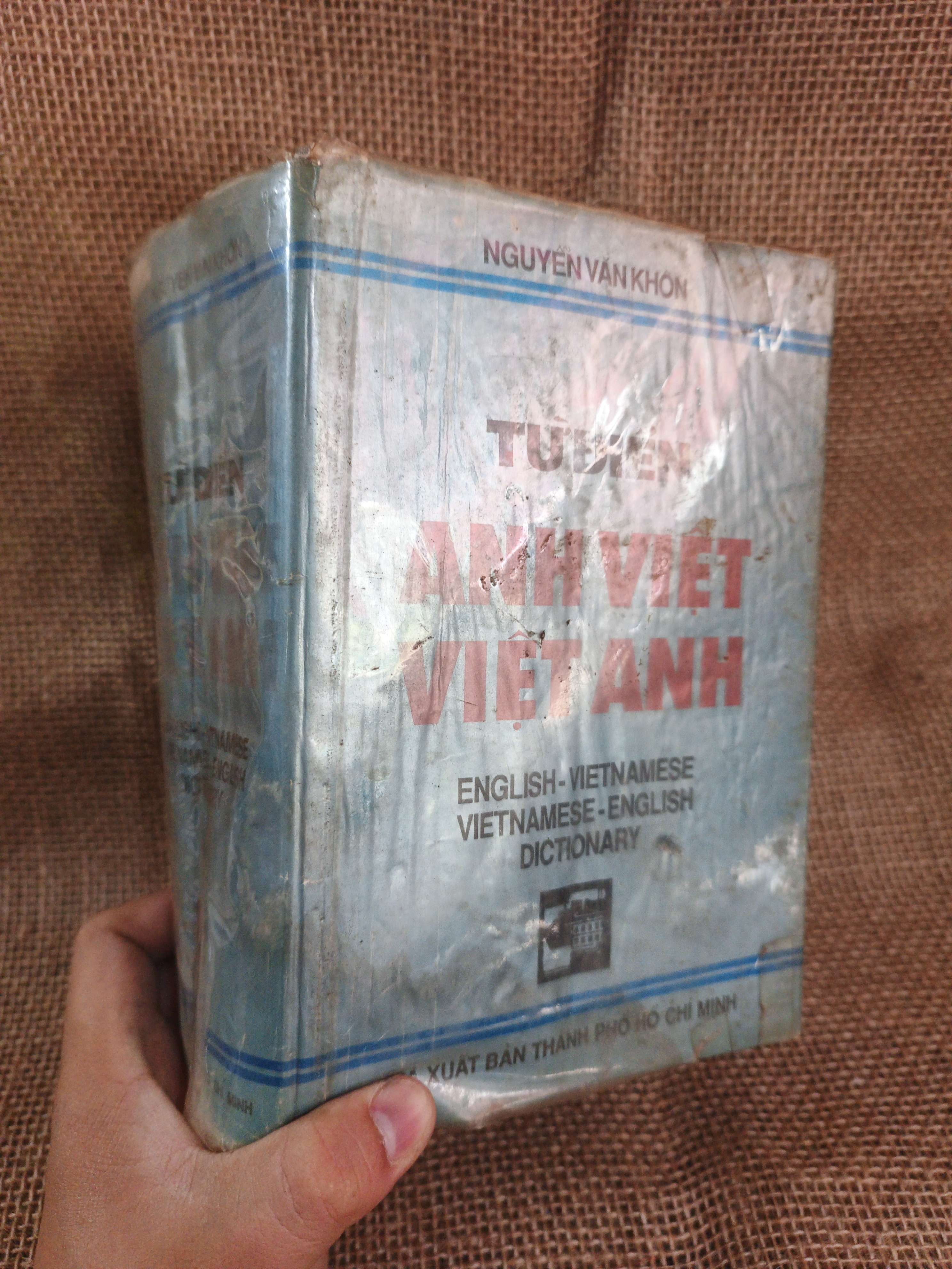 Từ điển Anh Việt Việt Anh - Nguyễn Văn Khôn 1991 mới 70% ố ẫm (Từ điển) HLSC2404