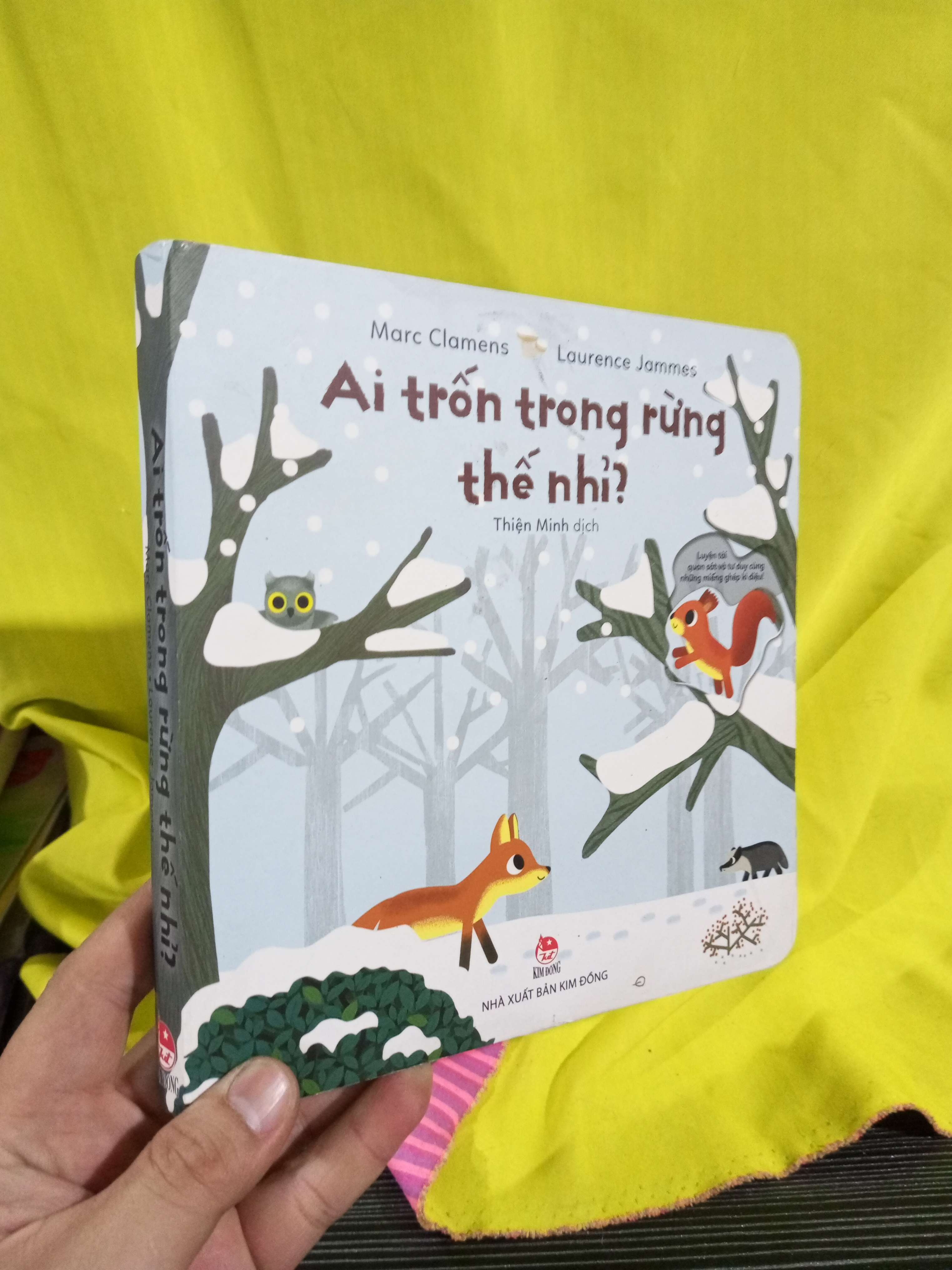 Ai trốn trong rừng thế nhỉ? mới 90% (Sách thiếu nhi) HLSC2404