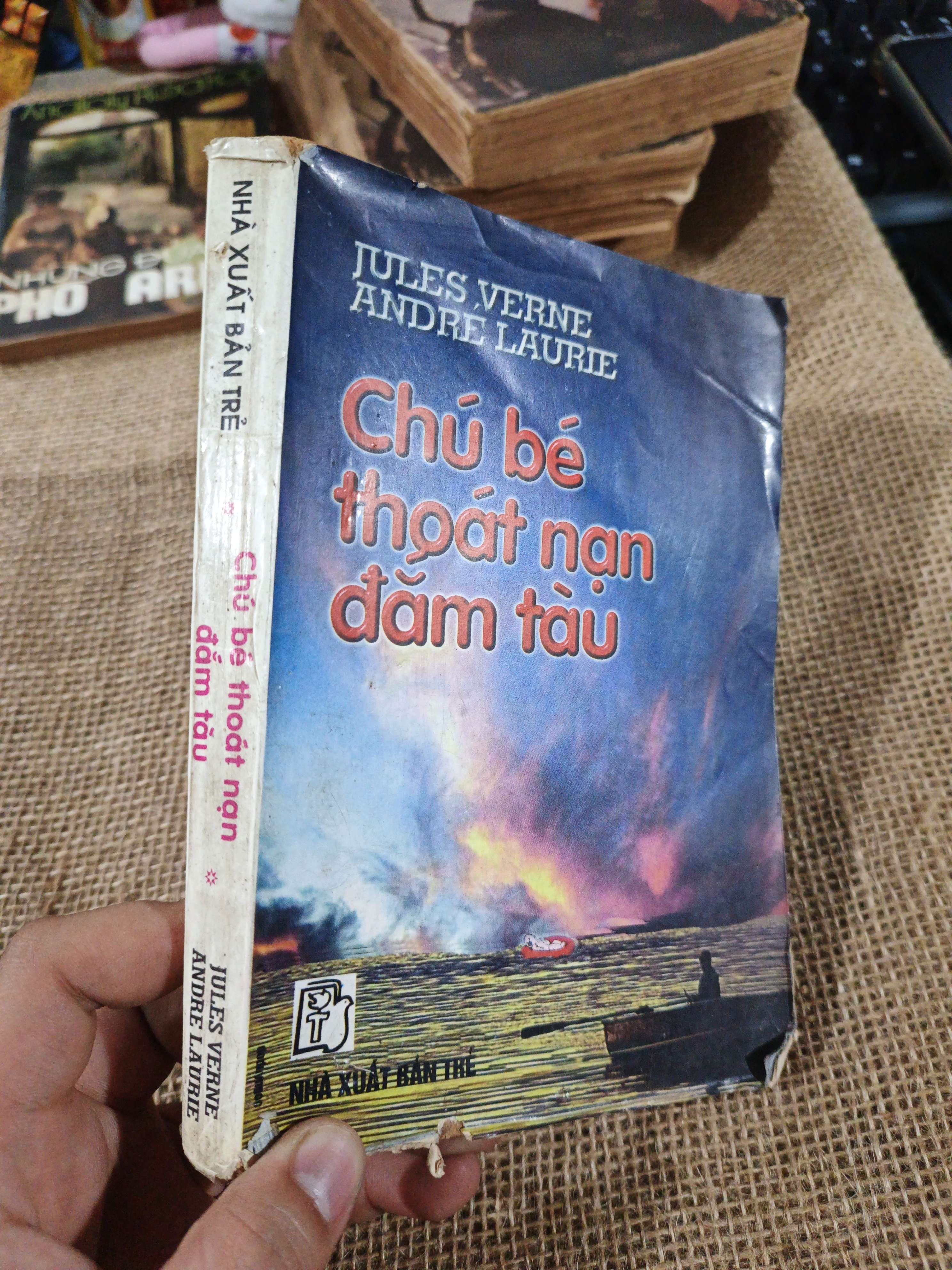 Chú bé thoát nạn đắm tàu - Jules Verne, Andre Laurie 1996 mới 70% (Văn học nước ngoài) HLSC2404 (NSX)