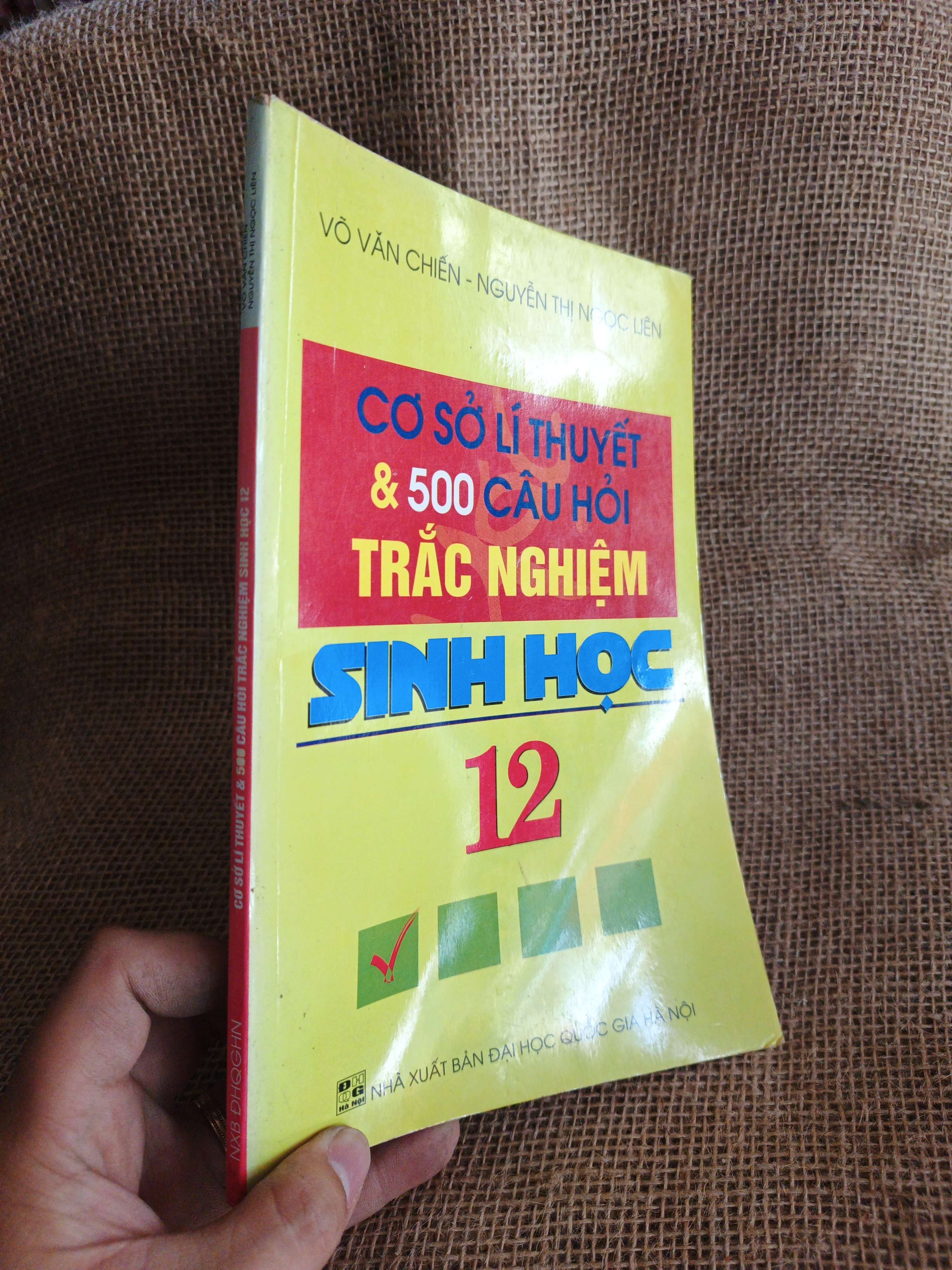 Cơ sở lý thuyết và 500 câu hỏi trắc nghiệm Sinh học 12 2008 mới 80% (Sách giáo khoa - giáo trình) HCM060526
