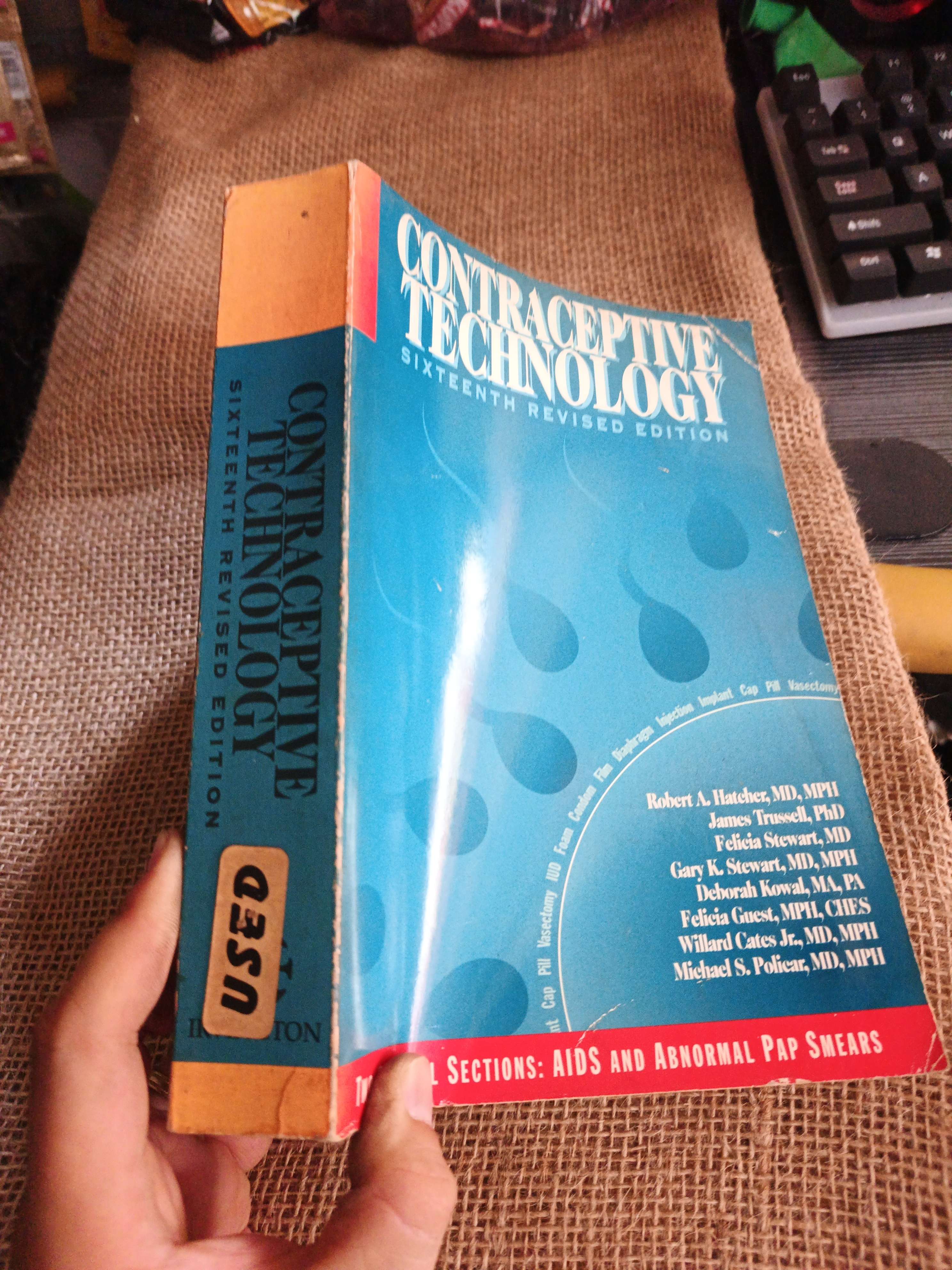 Contraceptive Technology (Sixteenth Revised Edition) mới 80% ố (Sách tự học tiếng Anh) HLSC060526 (NSX)