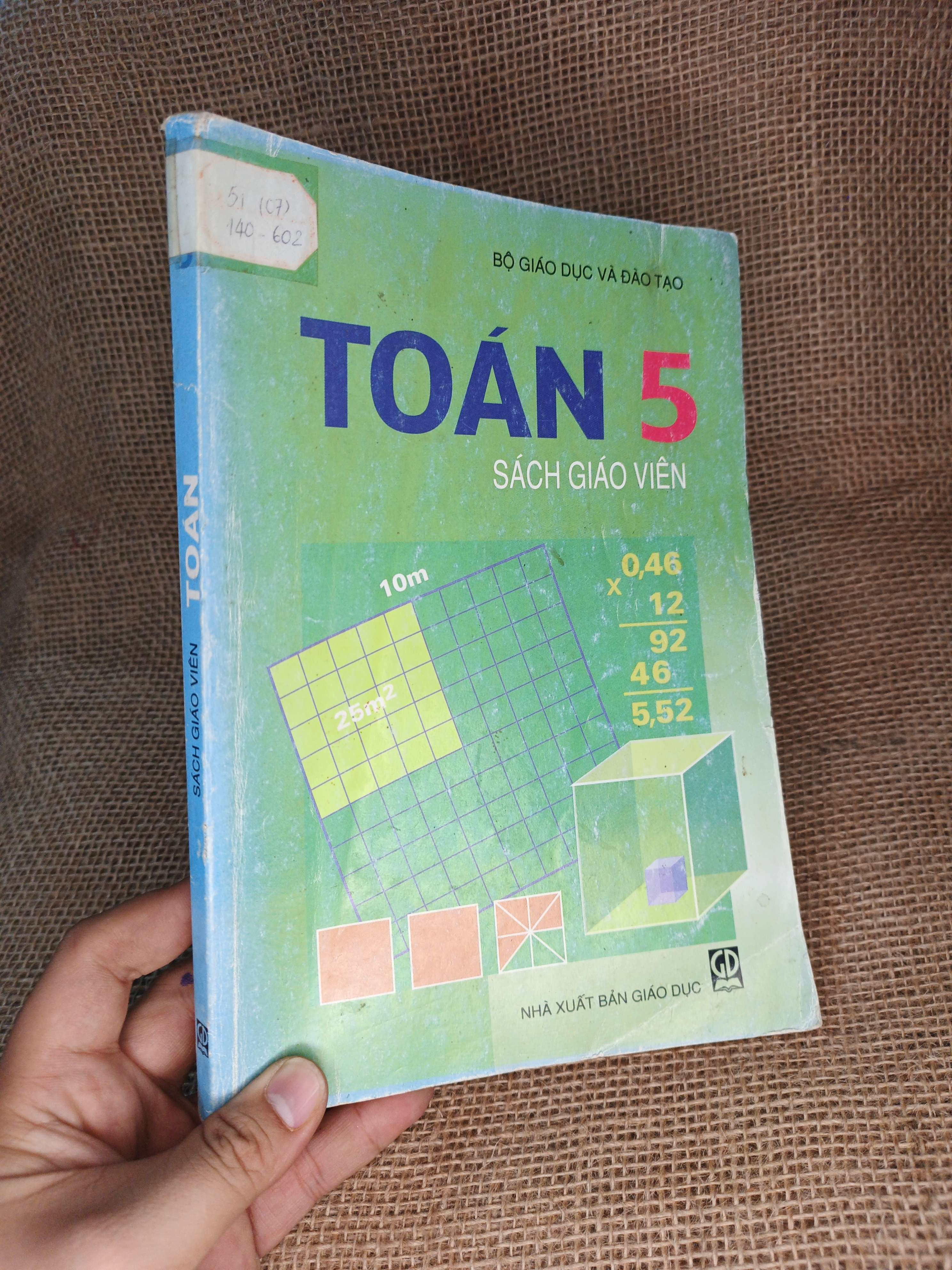 Toán lớp 5 (Sách giáo viên) 2006 mới 80% (Sách giáo khoa - giáo trình) HCM060526