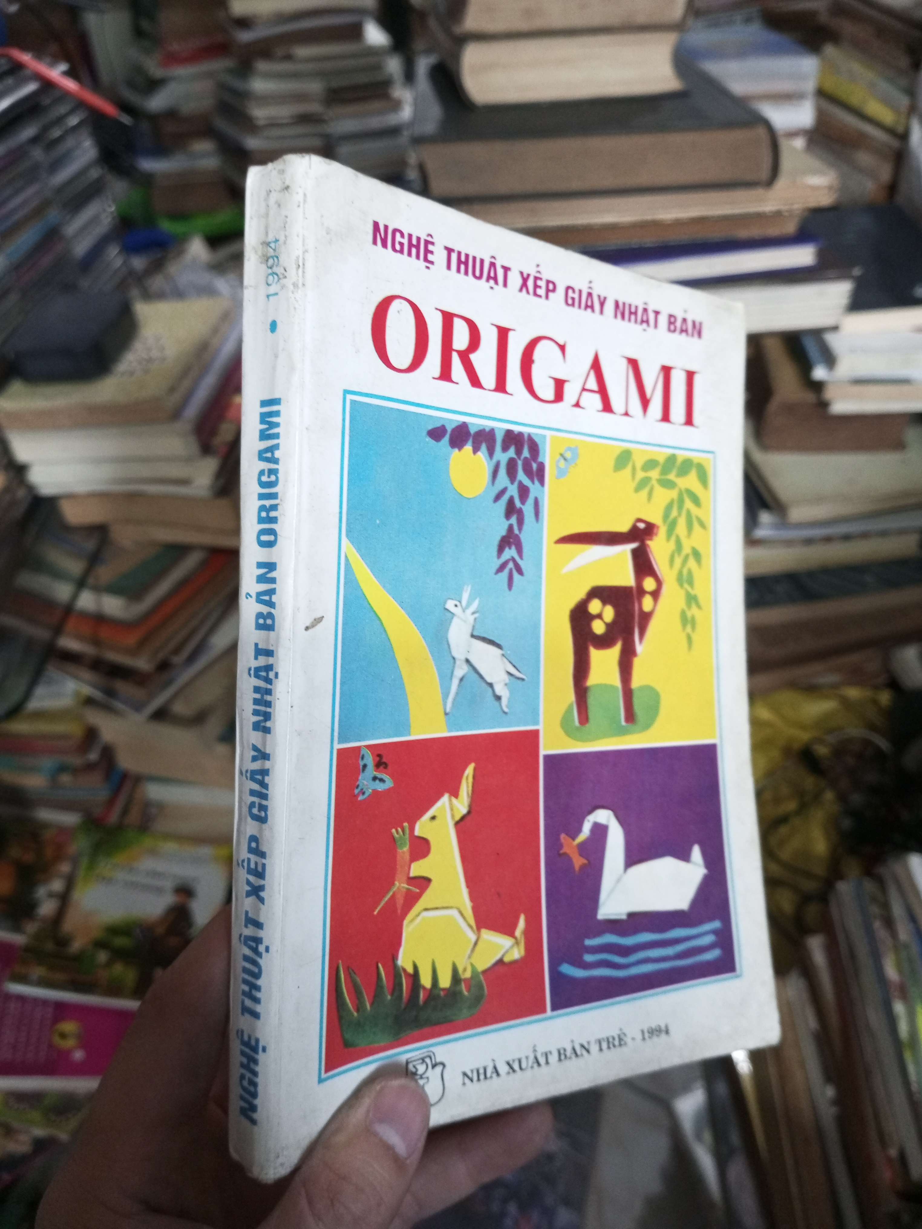 Nghệ thuật xếp giấy Nhật Bản ORIGAMI 1994 (Sách kiến thức tổng hợp) KSX060526