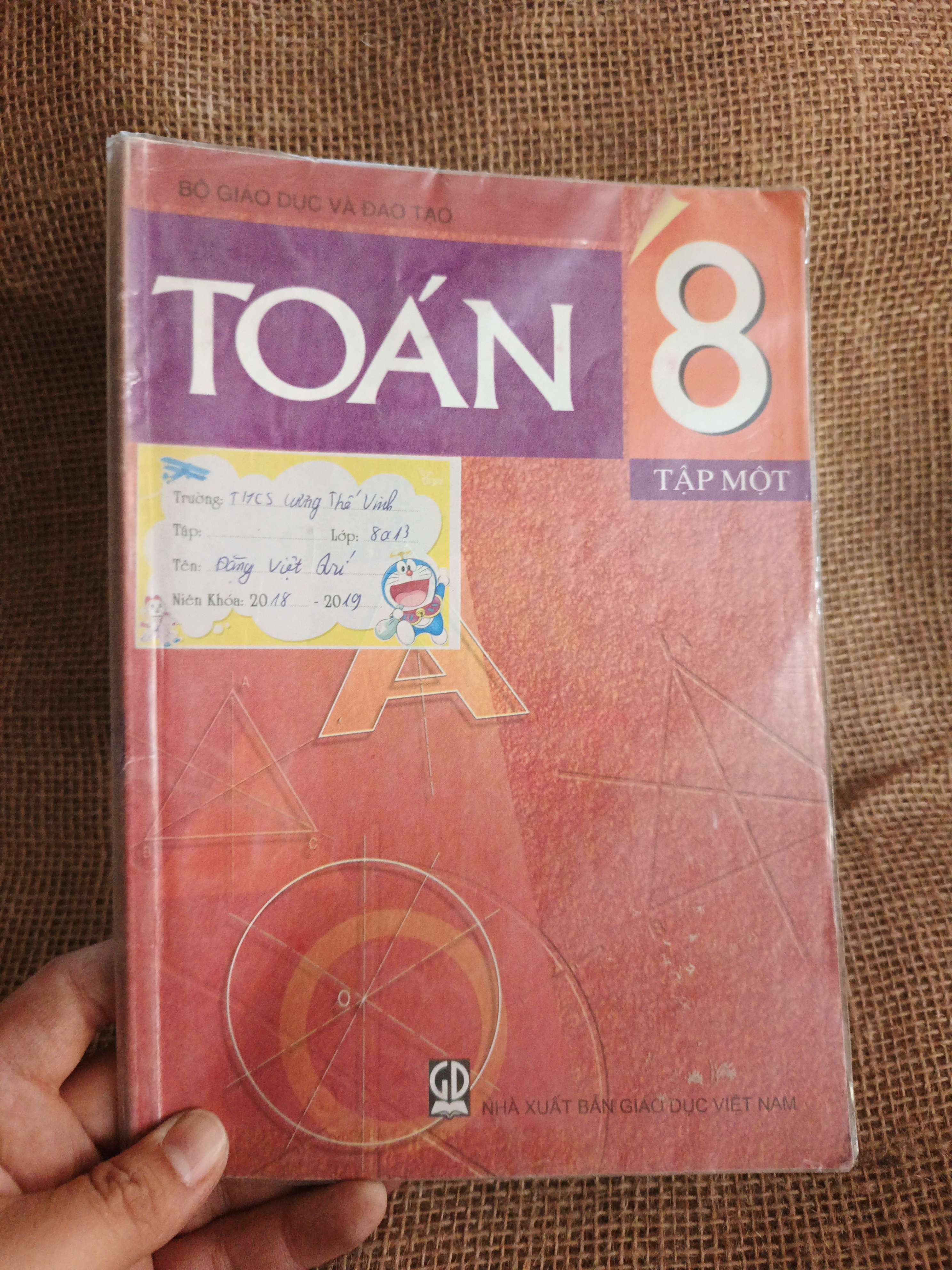 Toán 8 tập một 2018 mới 80% (Sách giáo khoa - giáo trình) HCM060526