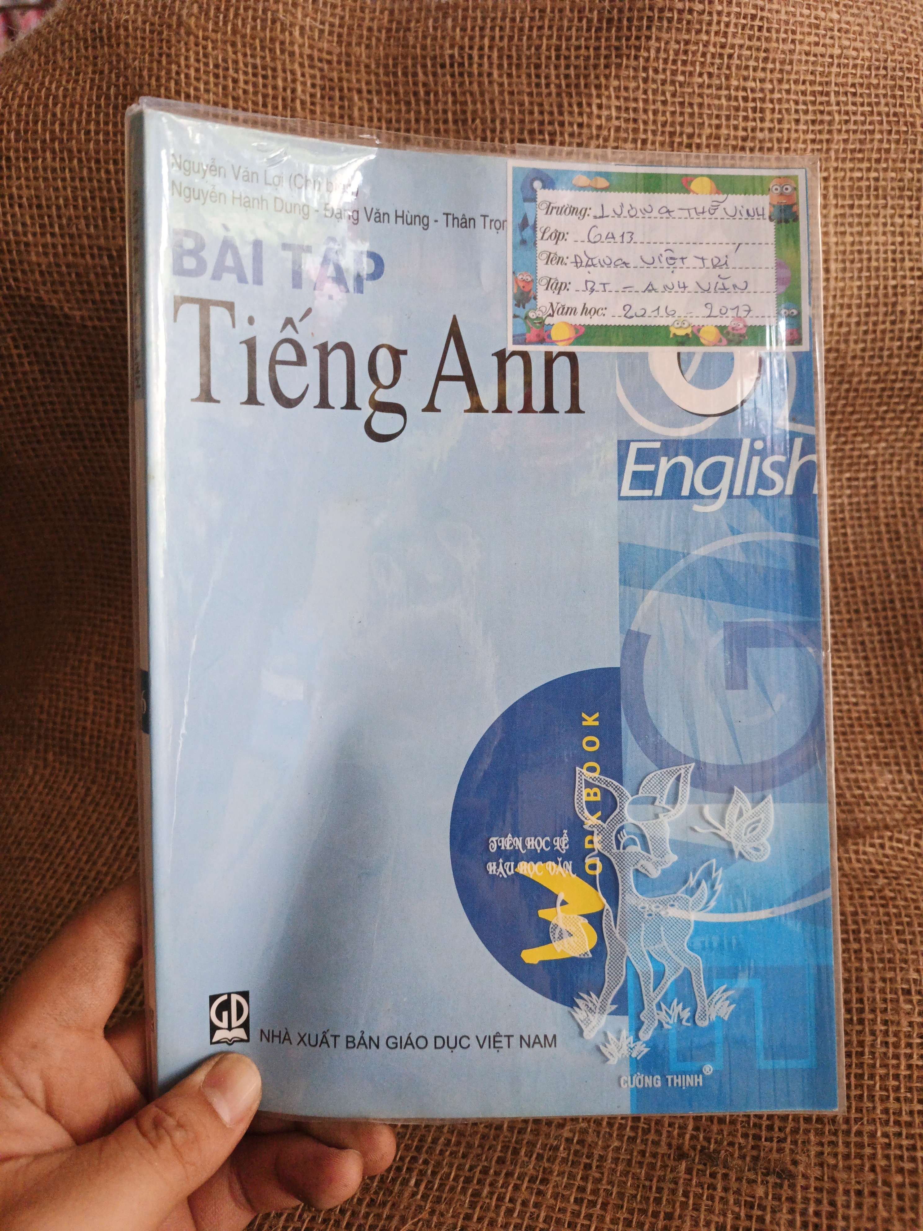 Bài tập tiếng Anh 6 2016 mới 90% (Sách giáo khoa - giáo trình) HCM060526