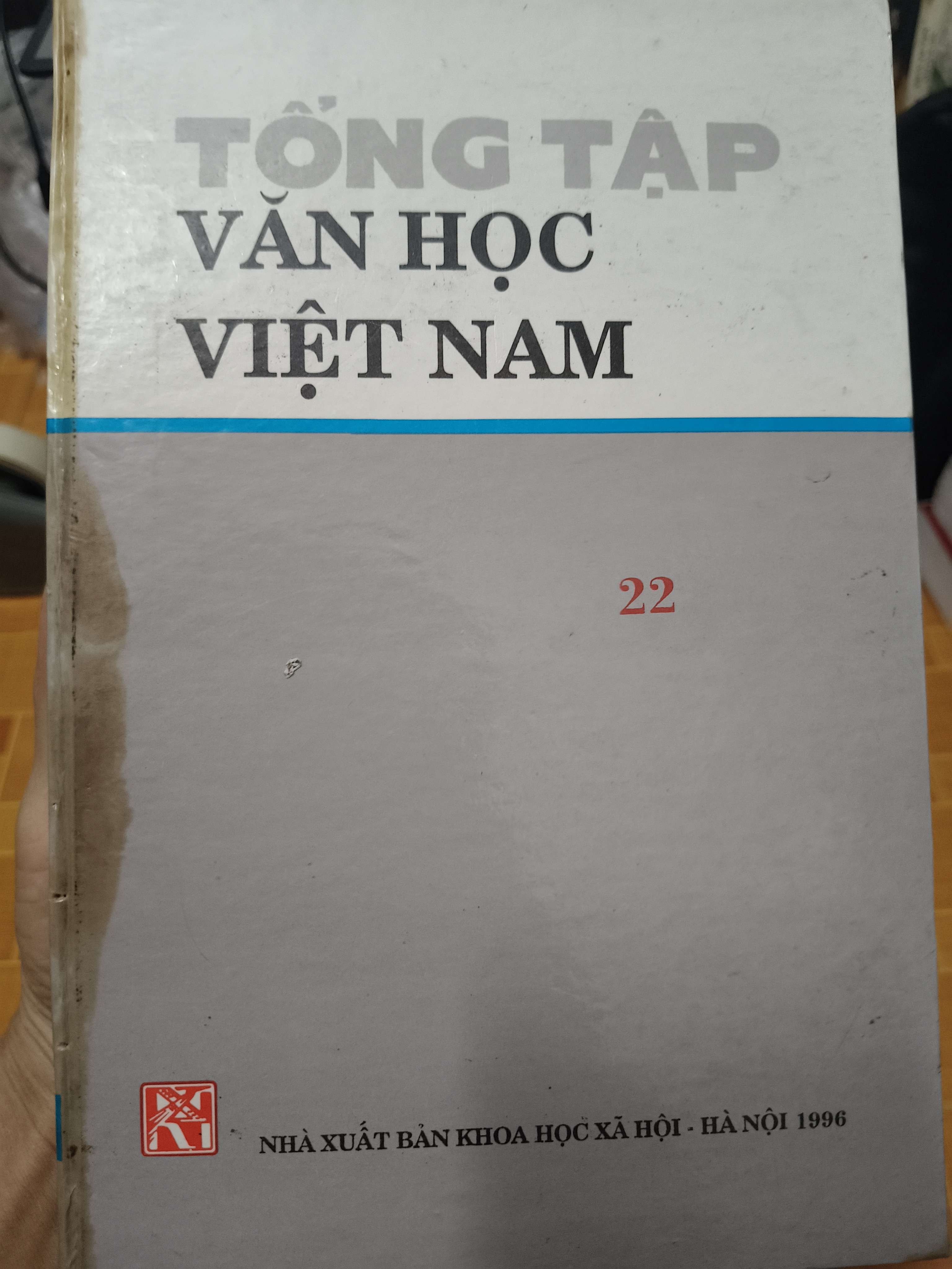 Tổng tập văn học Việt Nam 22 - 1996 - 1067 trang    (Sách văn học) ANTQ060526