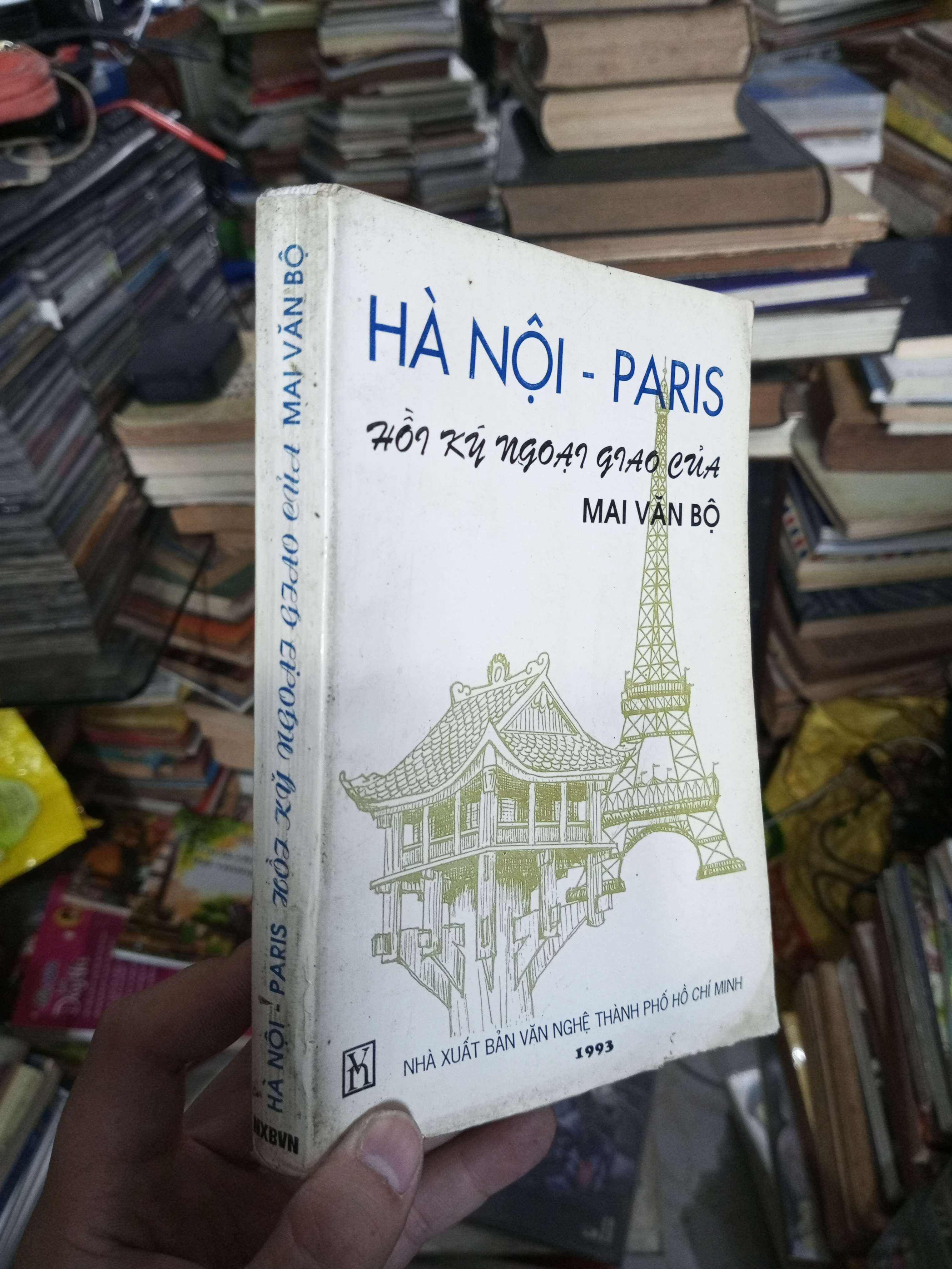 HÀ NỘI - PARIS Hồi ký ngoại giao của Mai Văn Bộ 1994 (Sách văn học) KSX060526