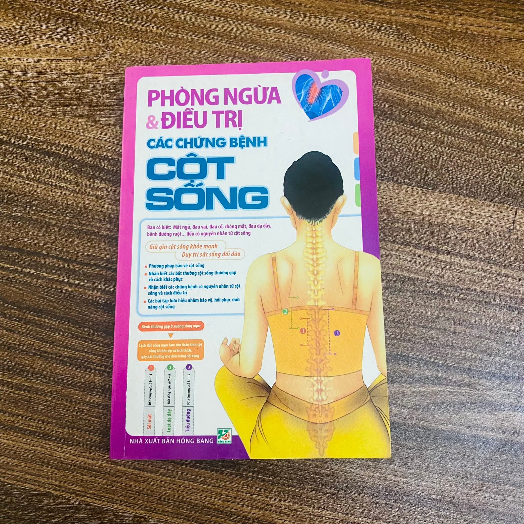 Phòng ngừa và điều trị các chứng bệnh cột sống - Thanh An Giấy xốp ố theo thời gian Nxb 2013 (Sách Y học - Sức khỏe - Thể thao) NBHT060526