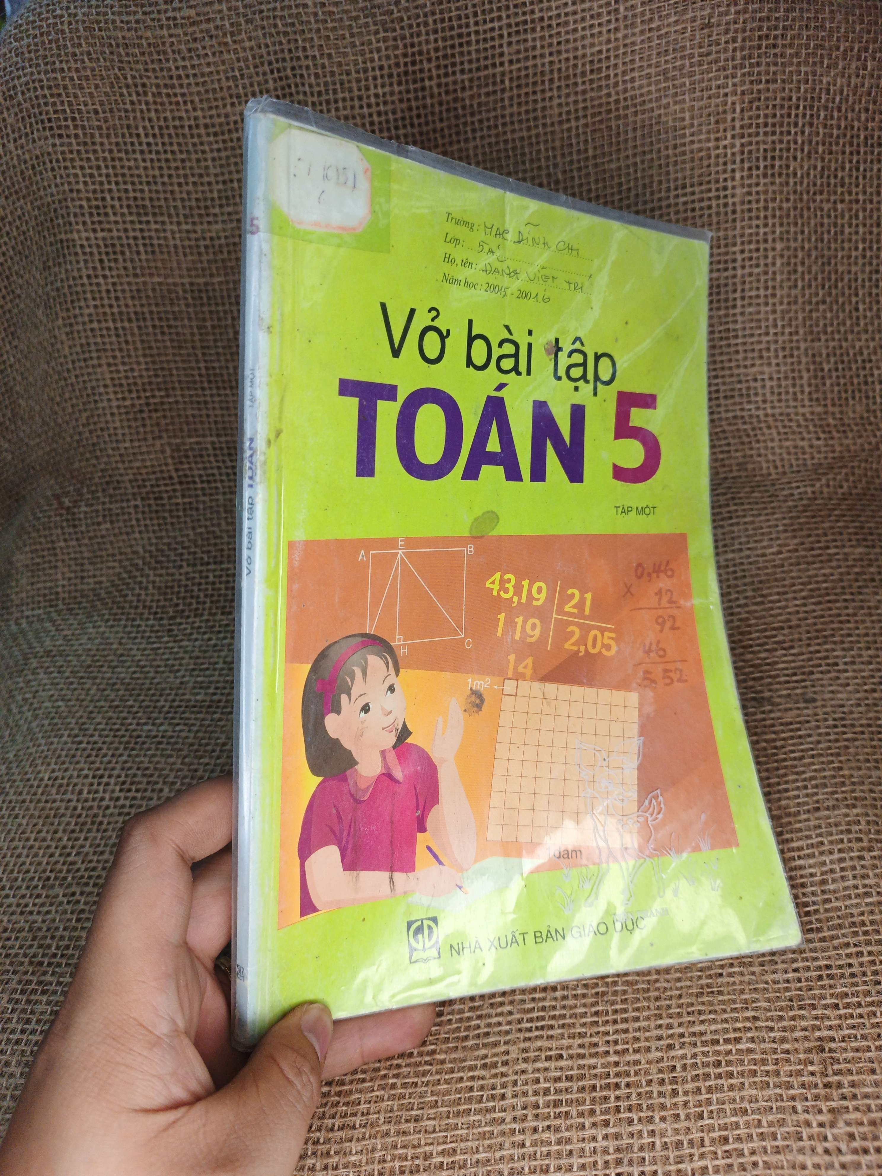 Vở bài tập toán 5 tập một 2006 mới 80% (Sách giáo khoa - giáo trình) HCM060526