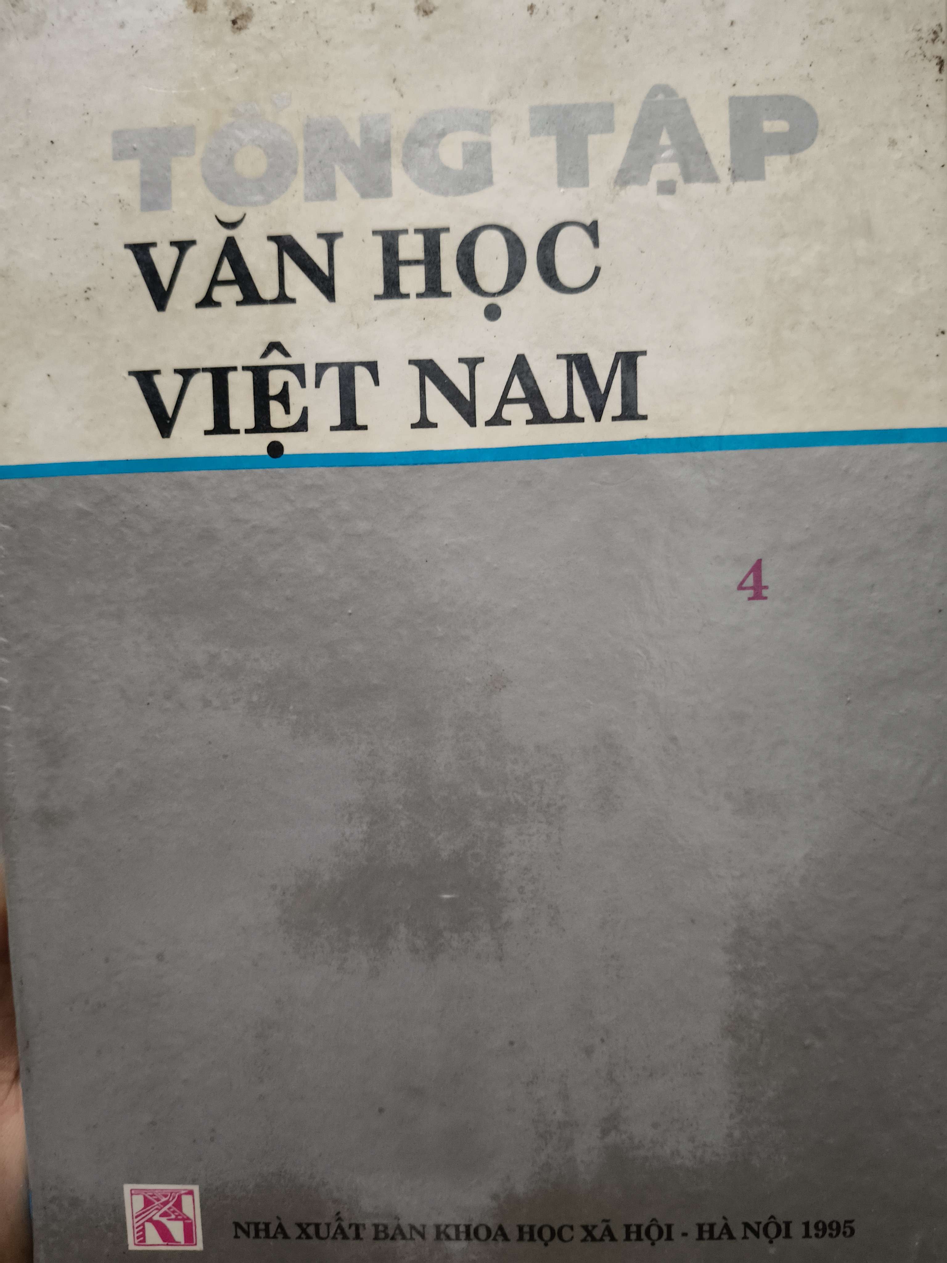 Tổng tập văn học Việt Nam 4  - 1995 - 551 trang    (Sách văn học) ANTQ060526