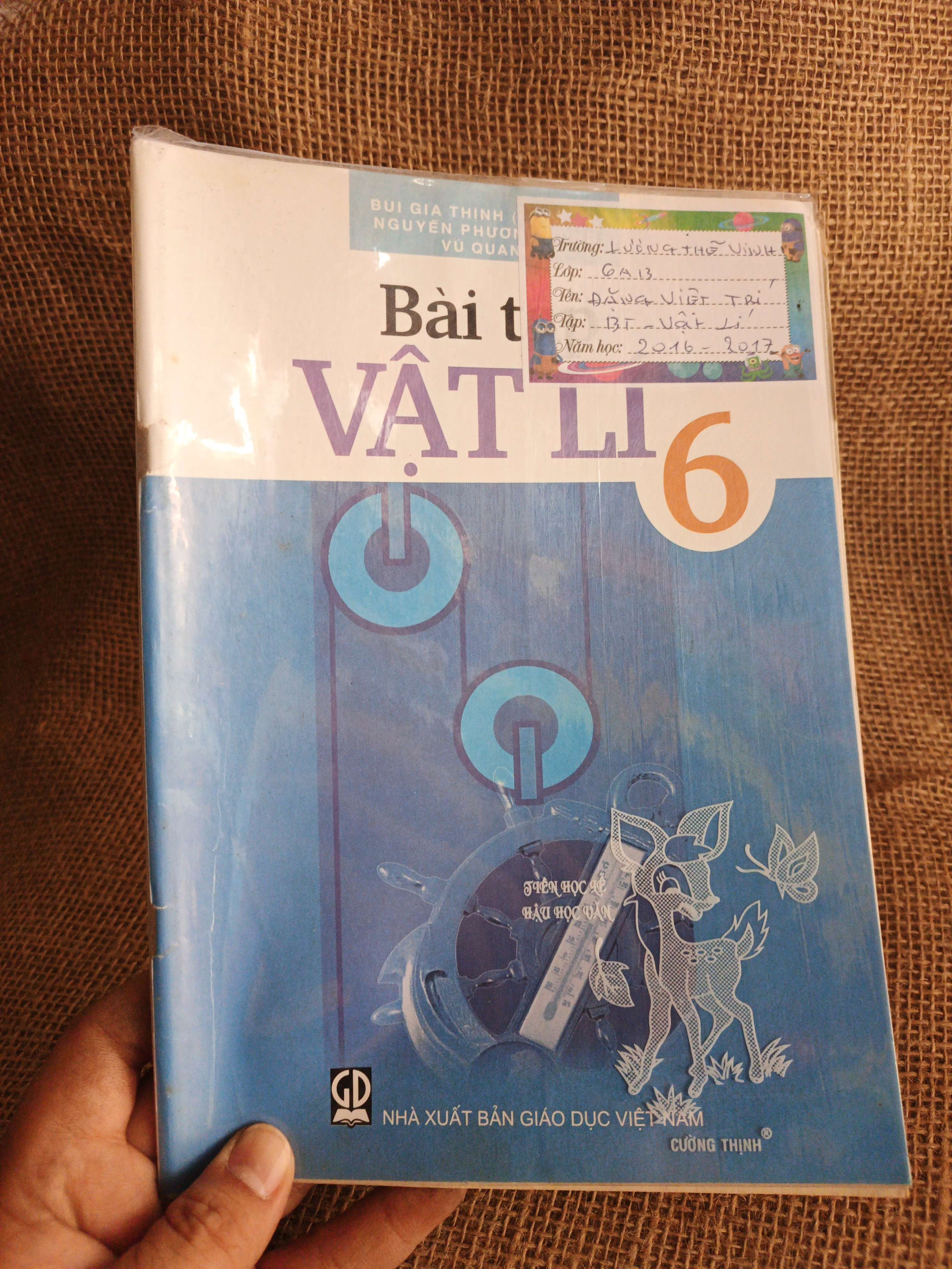 Bài tập Vật lí 6 2016 mới 80% (Sách giáo khoa - giáo trình) HCM060526