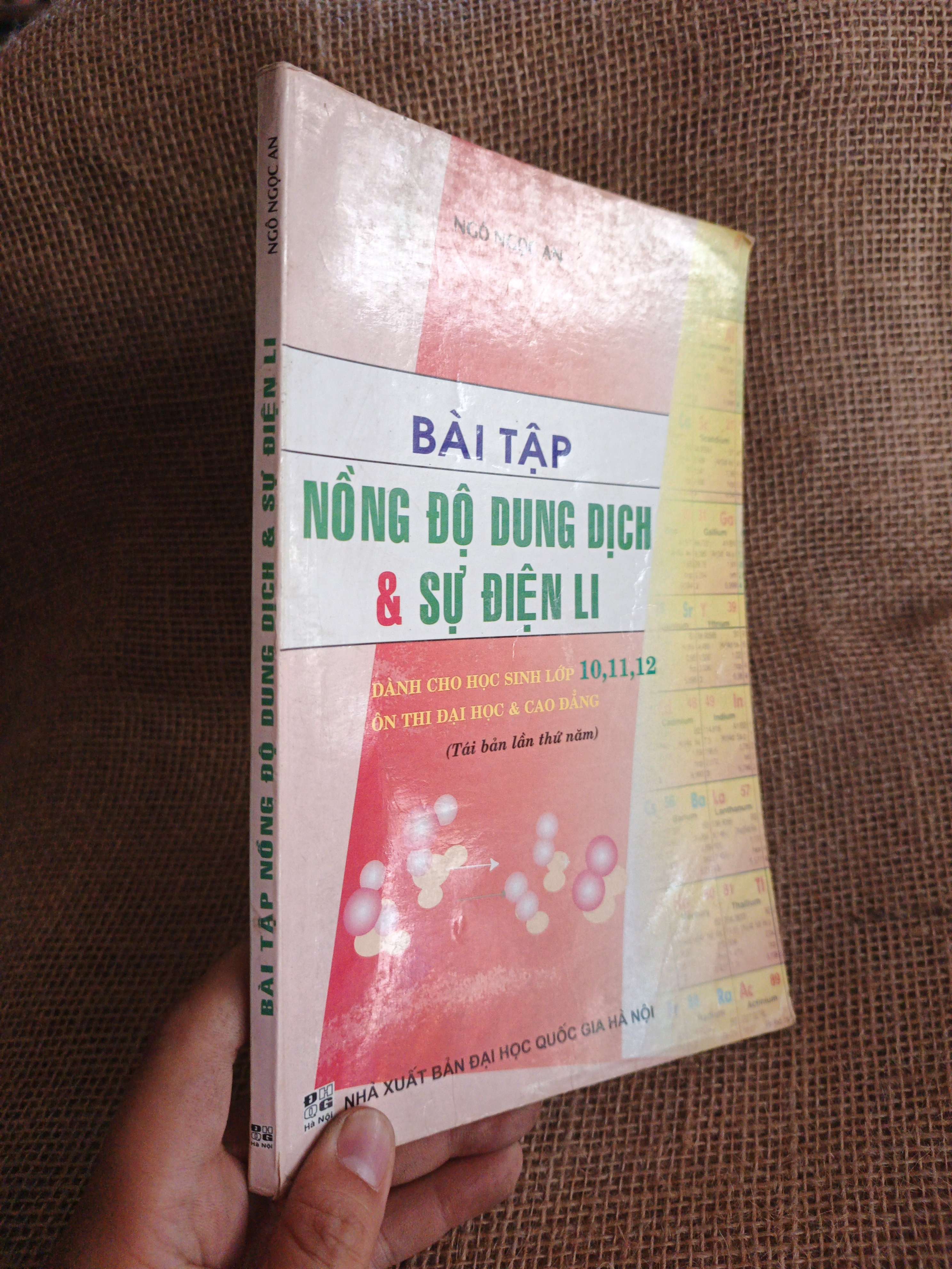 Bài tập nồng độ dung dịch & sự điện li 2006 mới 80% (Sách giáo khoa - giáo trình) HCM060526