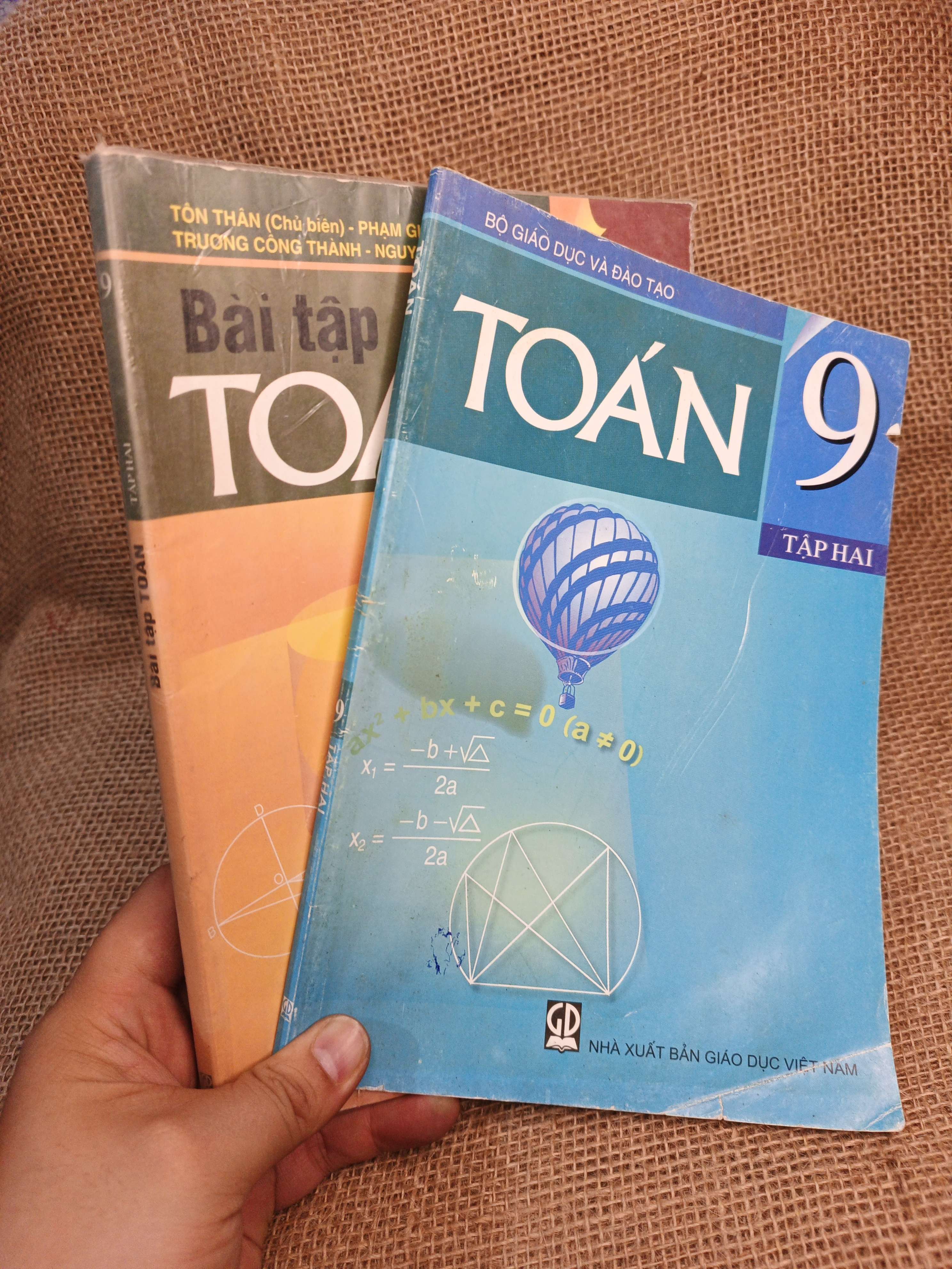 Combo Toàn và Bài tập Toán 9 tập hai 2019 mới 80% (Sách giáo khoa - giáo trình) HCM060526