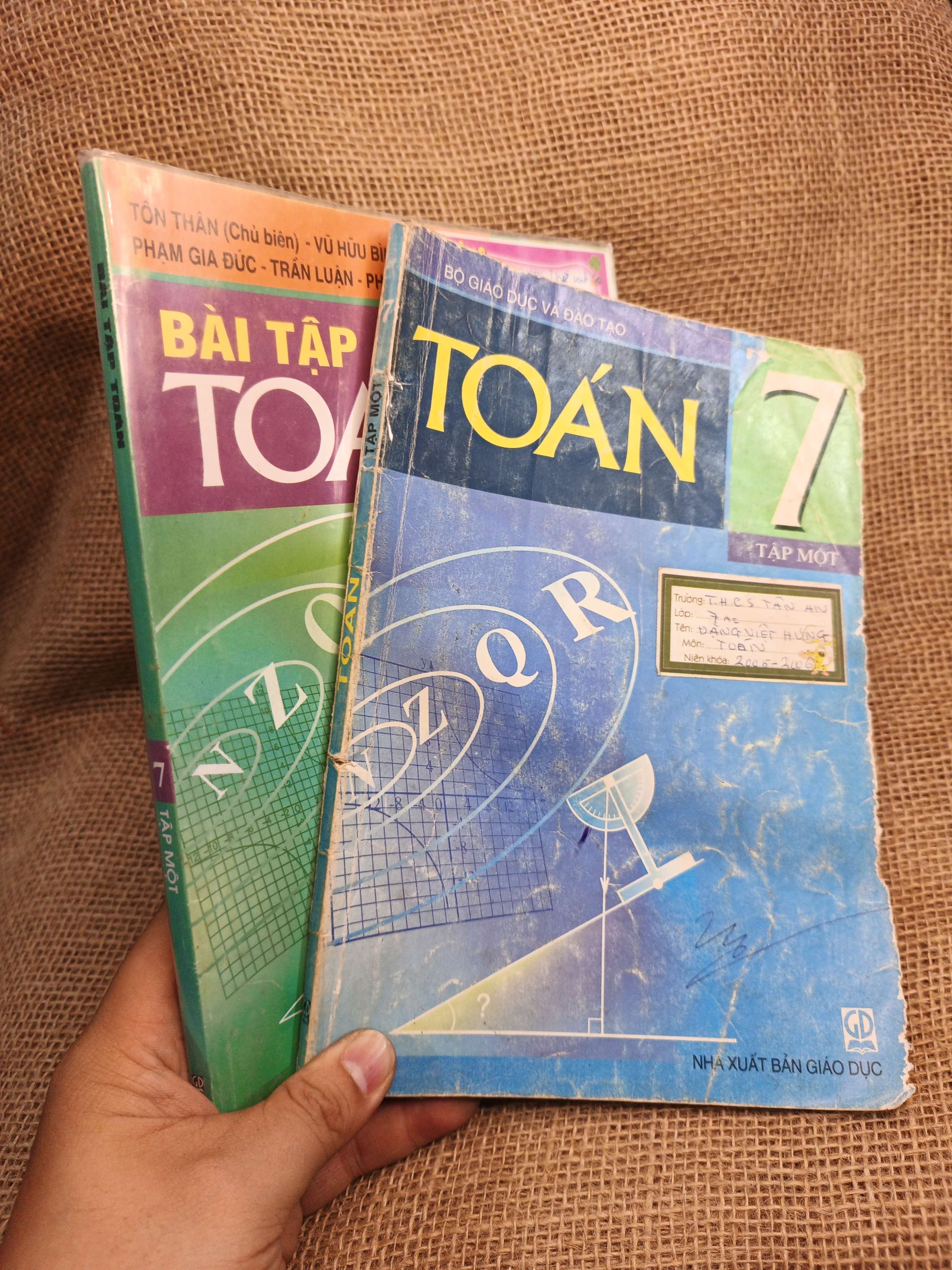 Combo Toán và Bài tập Toán 7 tập một 2004 mới 80% (Sách giáo khoa - giáo trình) HCM060526