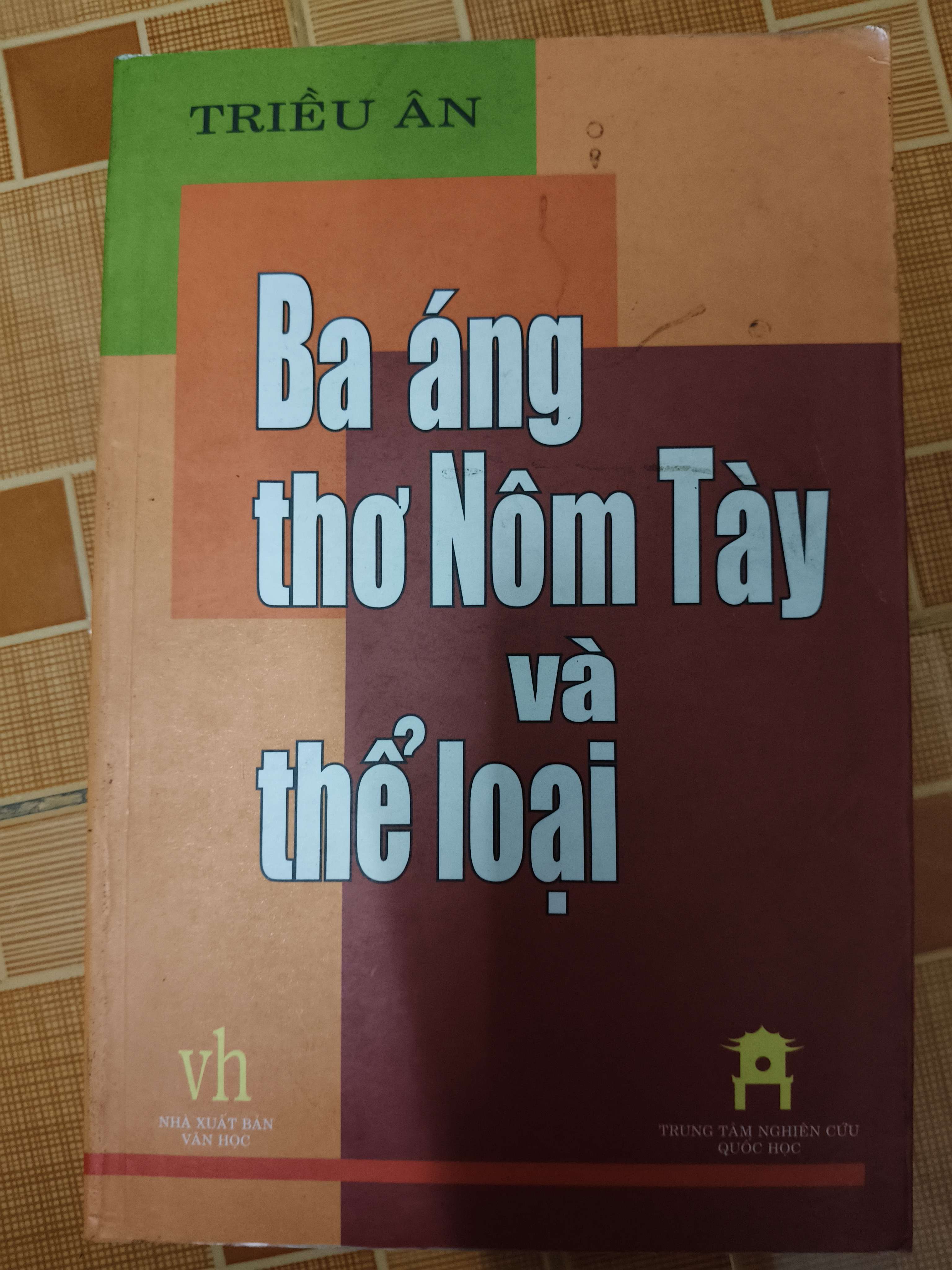 Ba áng thơ Nôm tày và thể loại - 2004 - 278 trang (Sách văn học) ANTQ060526