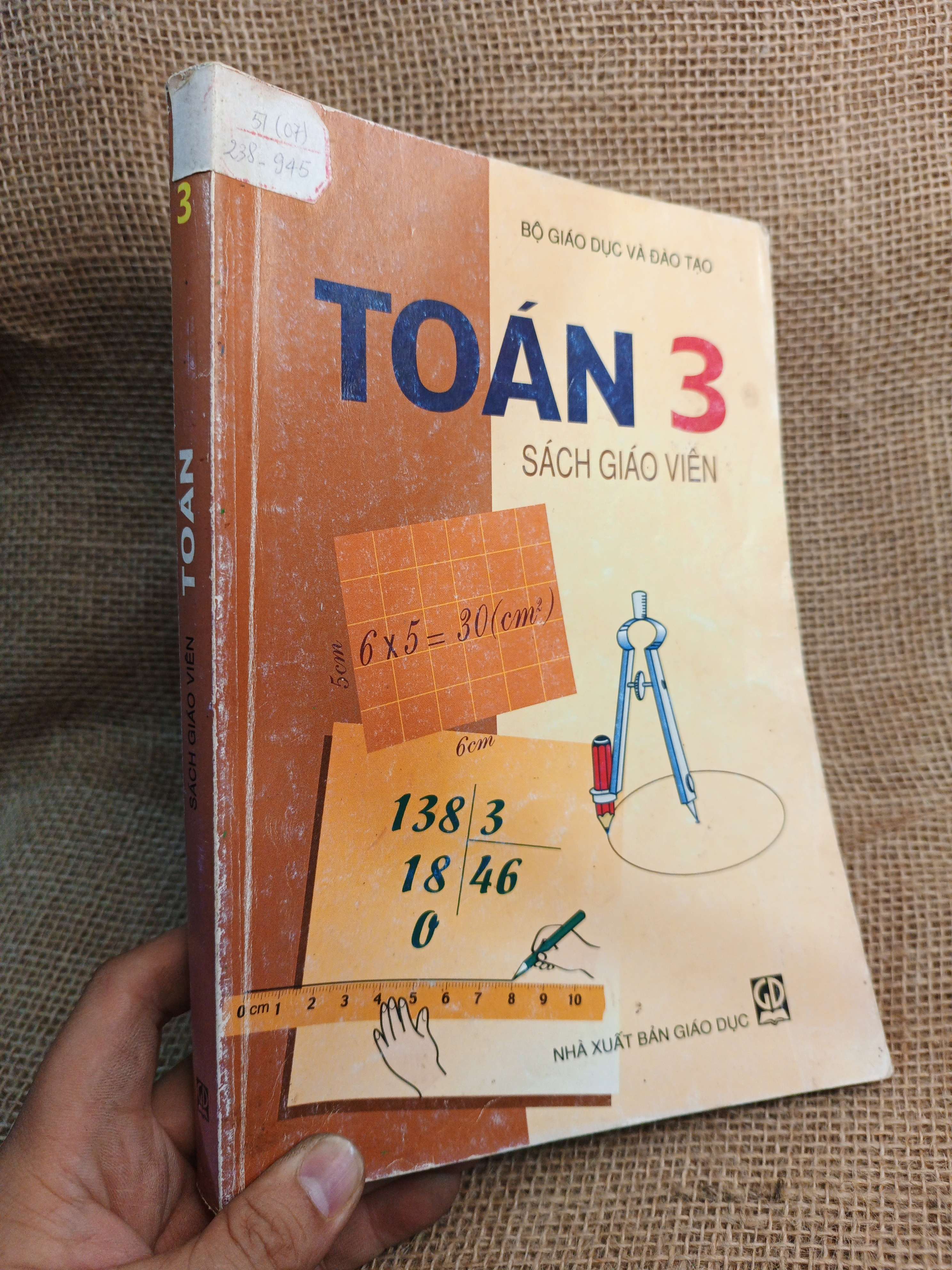 Toán 3 (Sách giáo viên) 2007 mới 80% ố (Sách giáo khoa - giáo trình) HCM060526