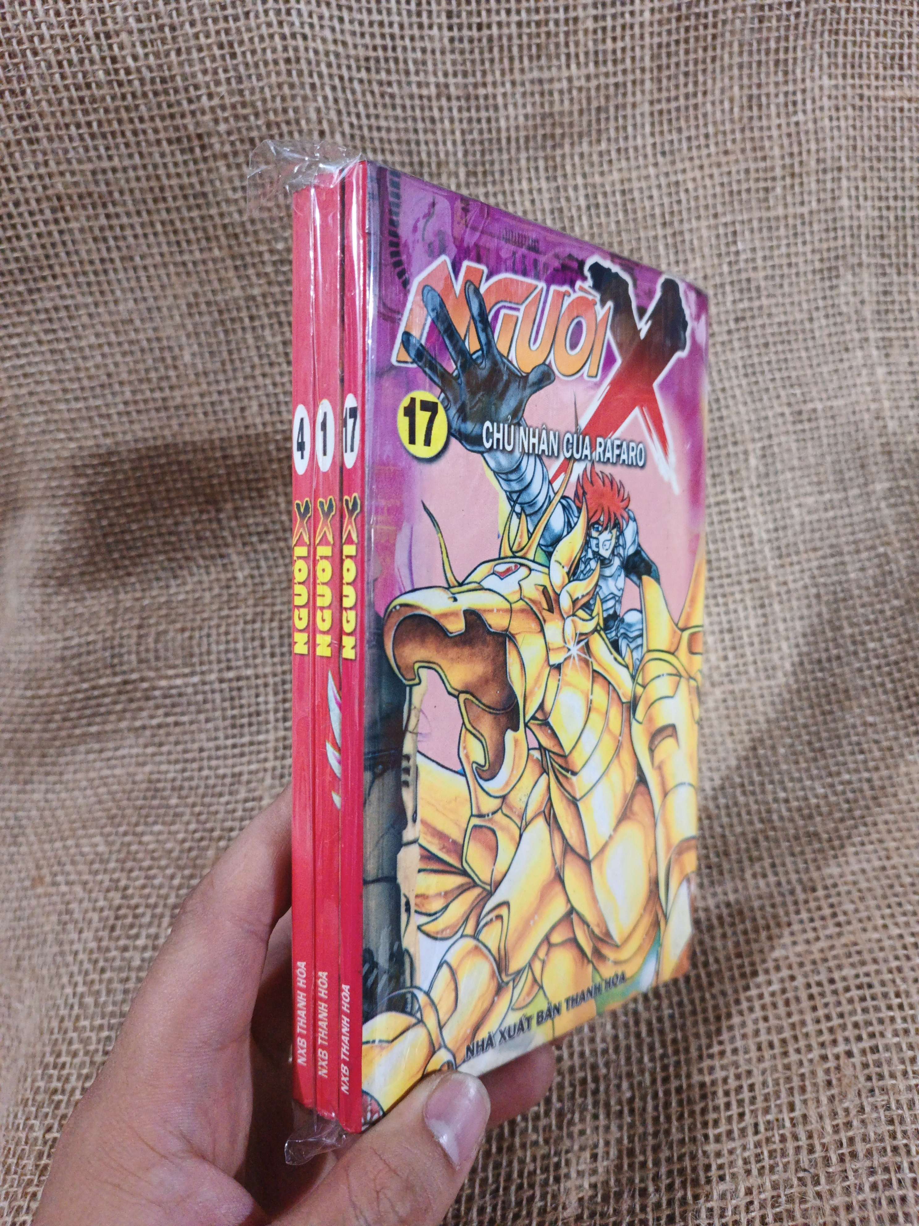 NGƯỜI X (1,4,17) 3 cuốn mới 80% (Truyện tranh ) HLSC80526