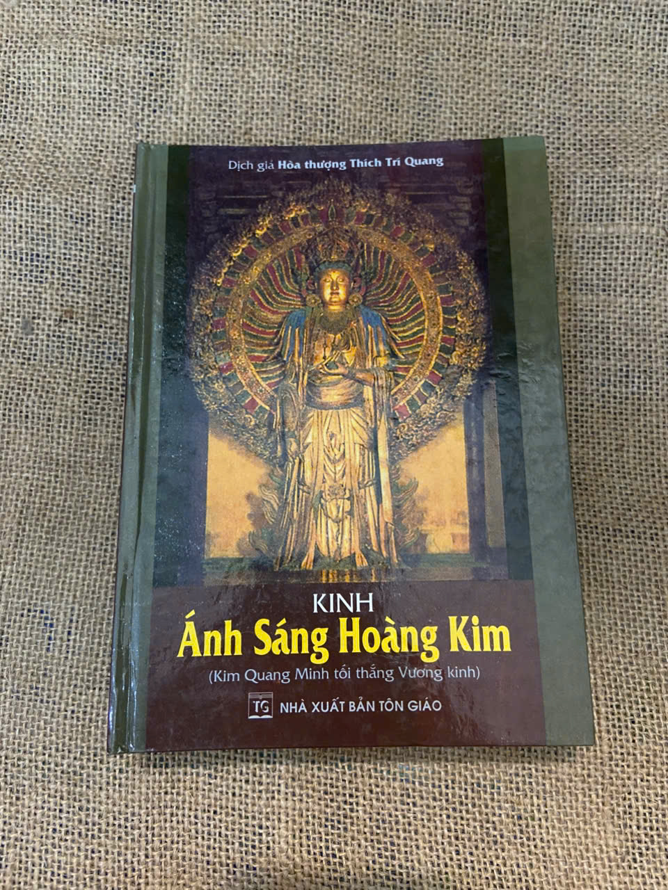 Kinh Ánh Sáng Hoàng Kim - Thích Trí Quang Mới 90% (Phật giáo) NSX100526