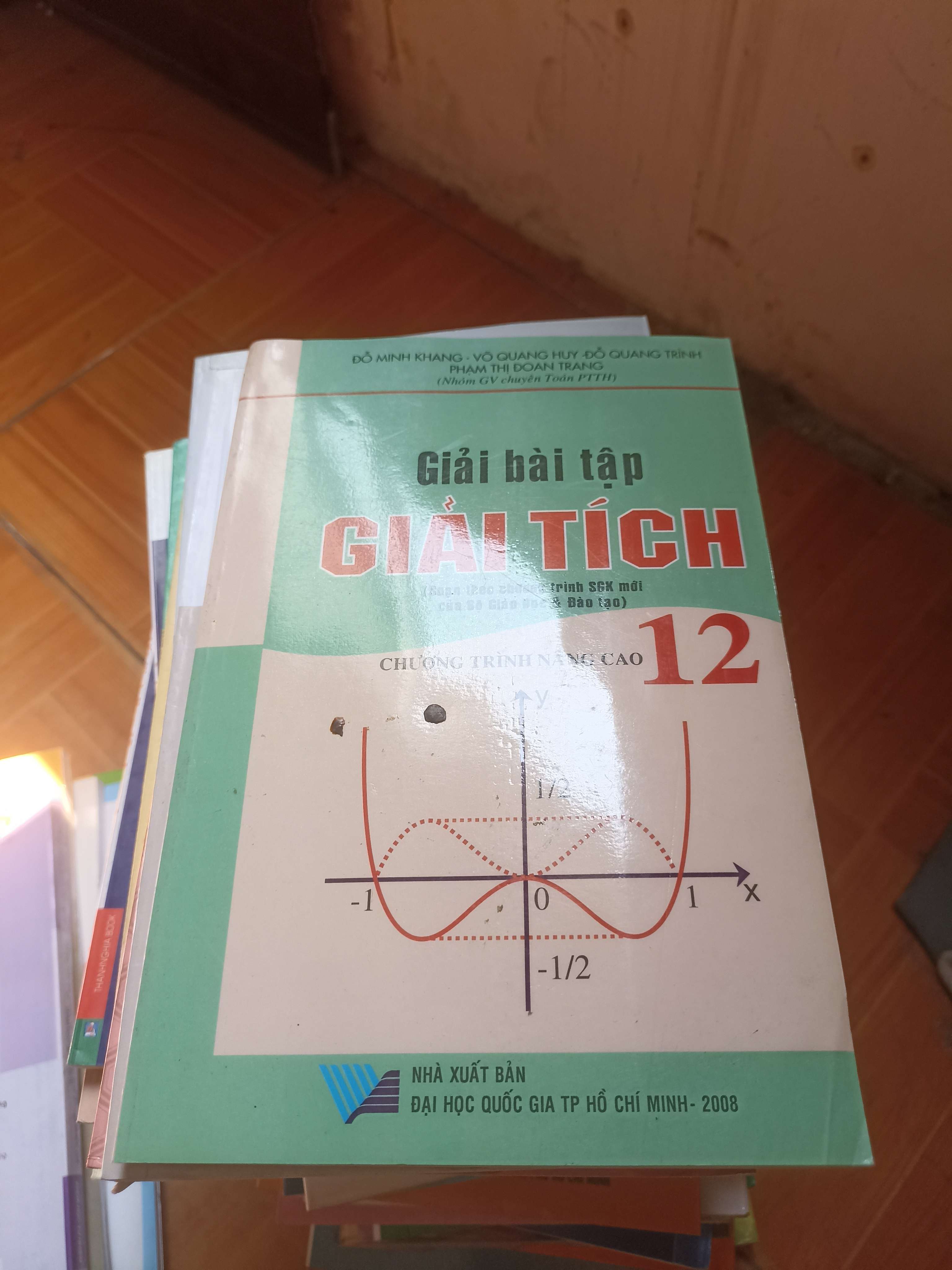Giải bài tập giải tích chương trình nâng cao 12 - Đỗ Minh Khang 2008 (Sách giáo khoa - giáo trình) VAVO-AK5ST1