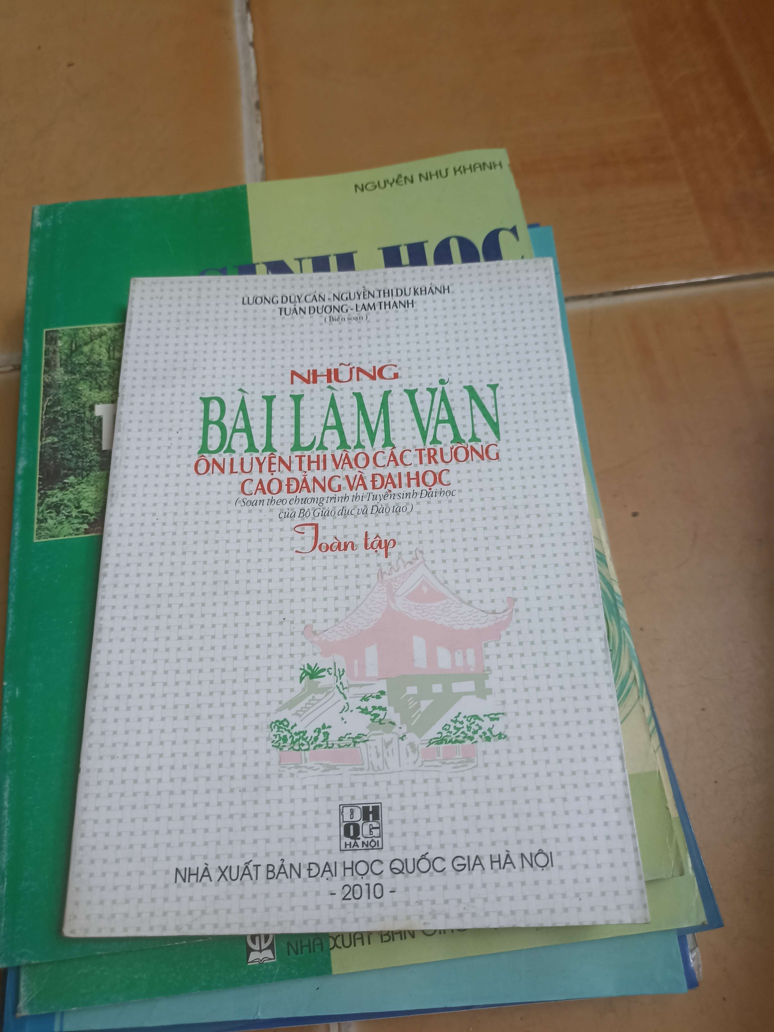 Nhứng bài làm văn ôn luyện thi vào các trường cao đẳng và đại học toàn tập - Lương Huy Cận, Nguyễn Thị Du Khánh 2009 (Sách giáo khoa - giáo trình) VAVO-AK4ST1