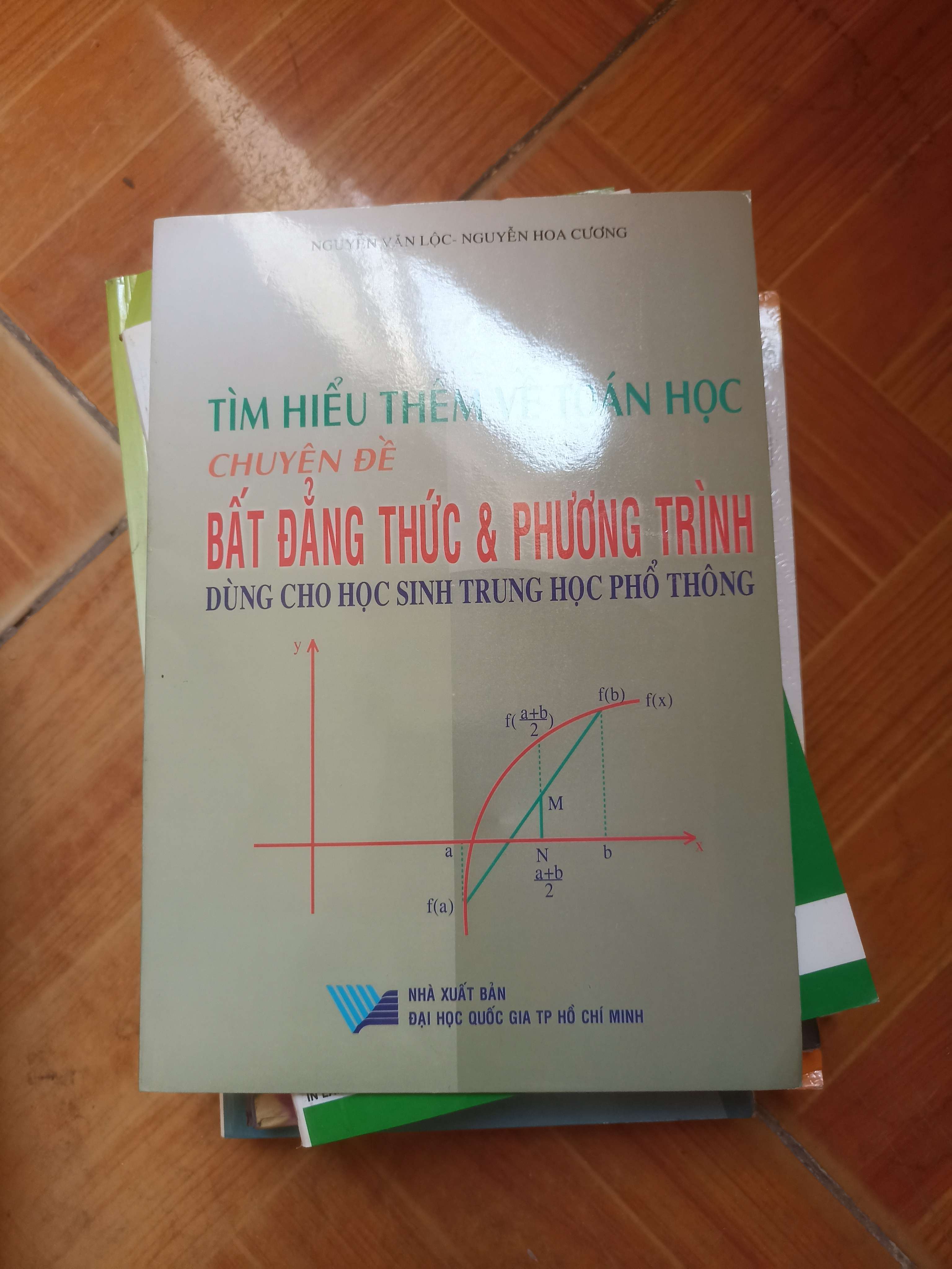 Tìm hiểu thêm về toán học chuyên đề bất đẳng thức và phương trình dùng cho học sinh trung học phổ thông - Nguyễn Văn Lộc 2005 (Sách giáo khoa - giáo trình) VAVO-AK5ST1