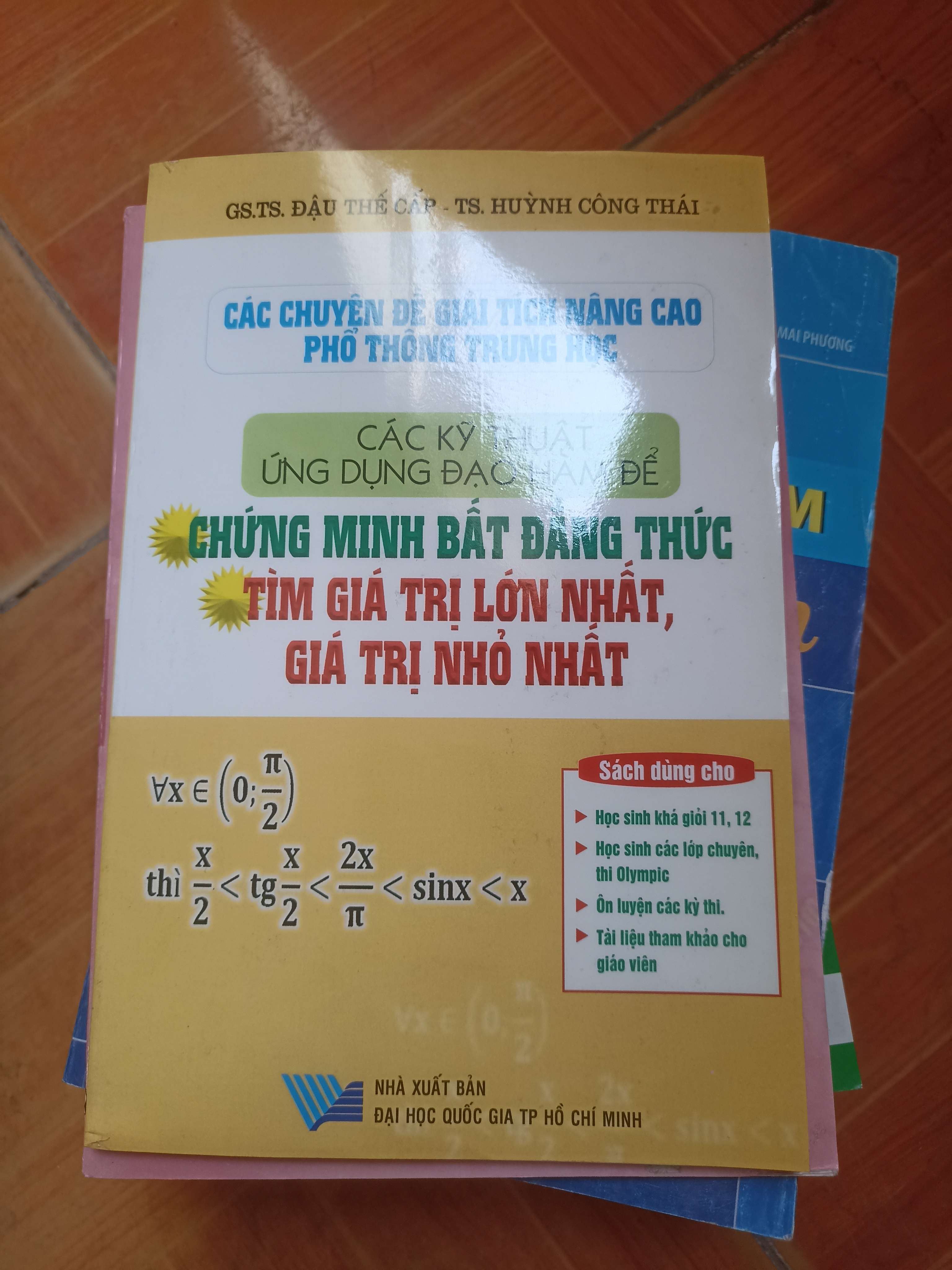 Các chuyên đề giải tích nâng cao phổ thông trung học - Đậu Thế Gấp, Huỳnh Công Thái 2008 (Sách giáo khoa - giáo trình) VAVO-AK5ST1