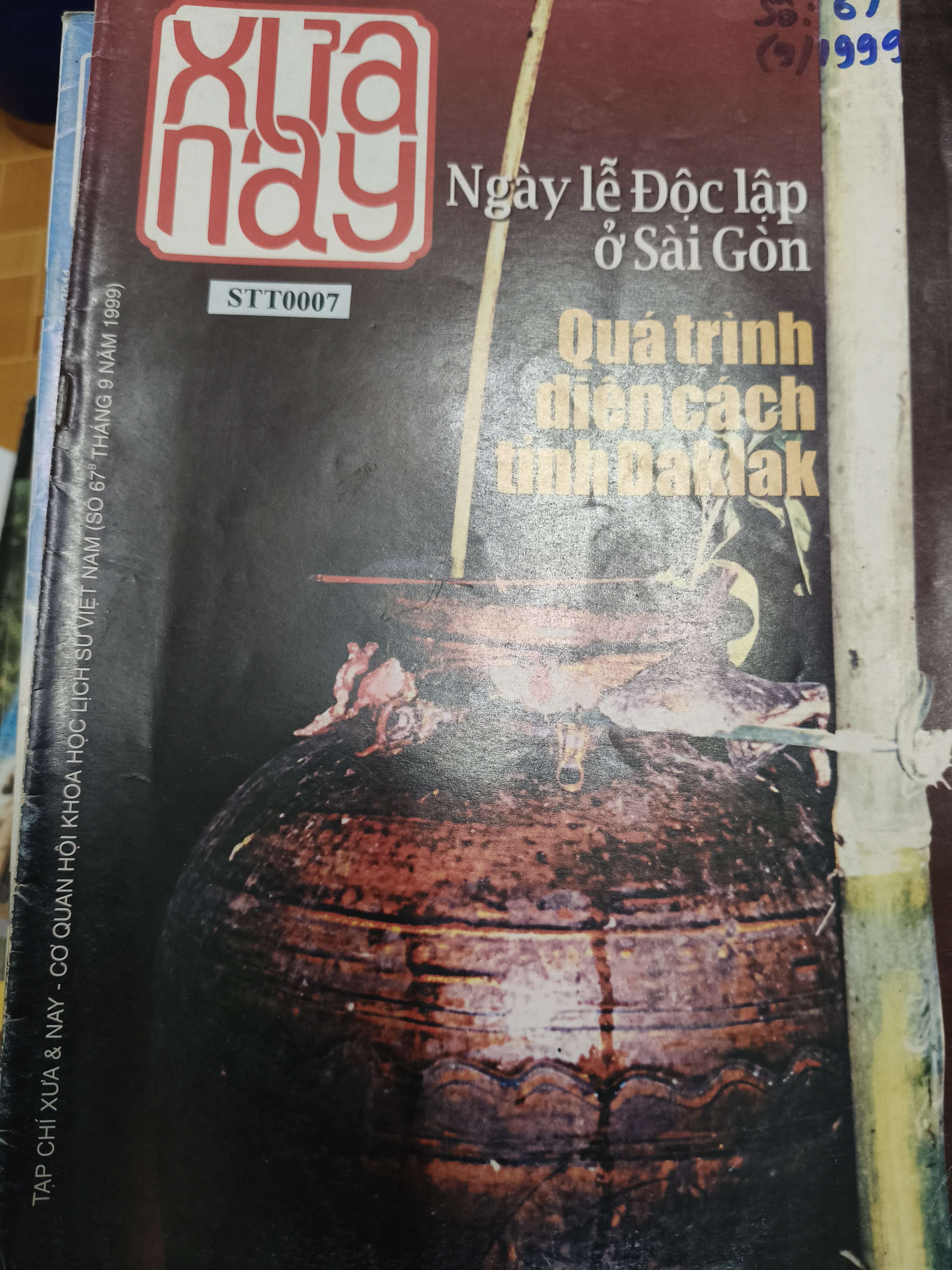 Xưa và nay số 67B tháng 9/1999 - STT007 (Tạp chí) ANTQ