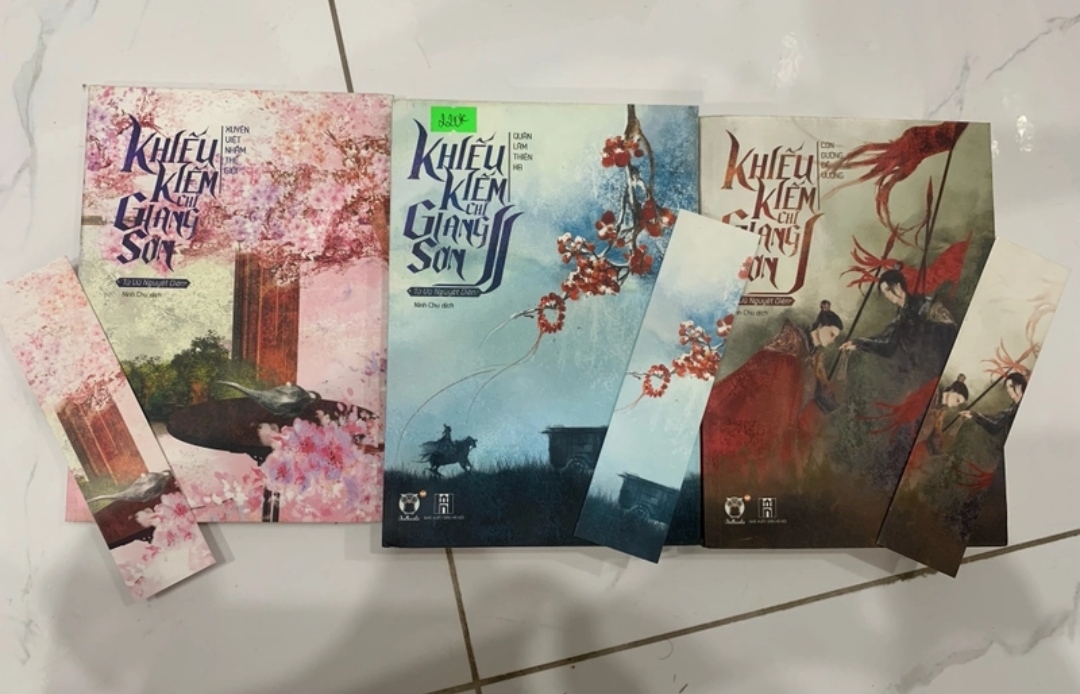 Combo 3 quyển - Khiếu Kiếm Chỉ Giang Sơn - Tử Vũ Nguyệt Diên (Tiểu Thuyết) TKB
