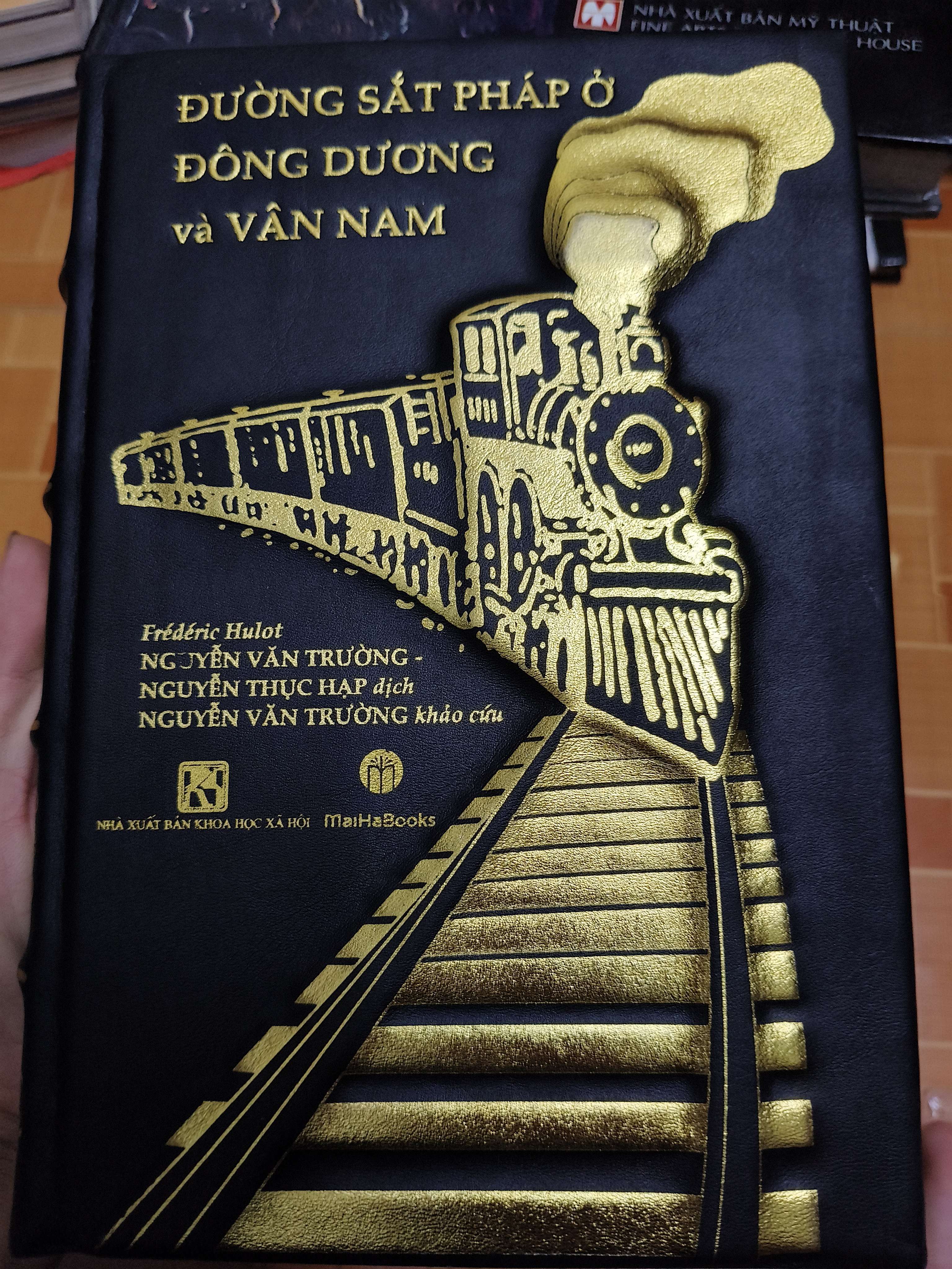 Đường Sắt pháp ở Đông Dương và Vân Nam (Bản đặc biệt - Bìa da) - 2021 - 367 trang (Lịch sử Việt Nam) ANTQ