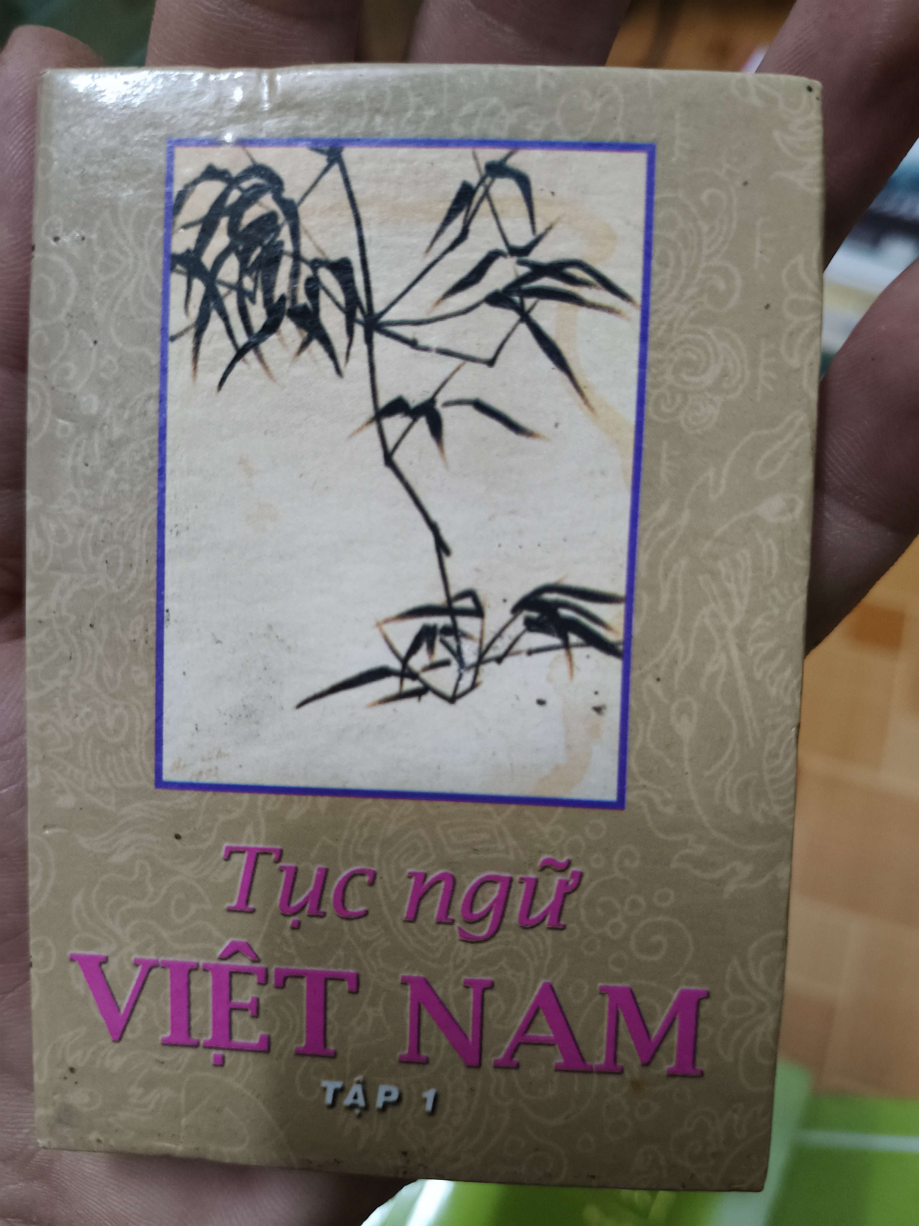 Tục ngữ Việt Nam 1 - 2001 - 189 trang - Khổ 6 x 9 - Bìa cứng (Sách văn học) ANTQ
