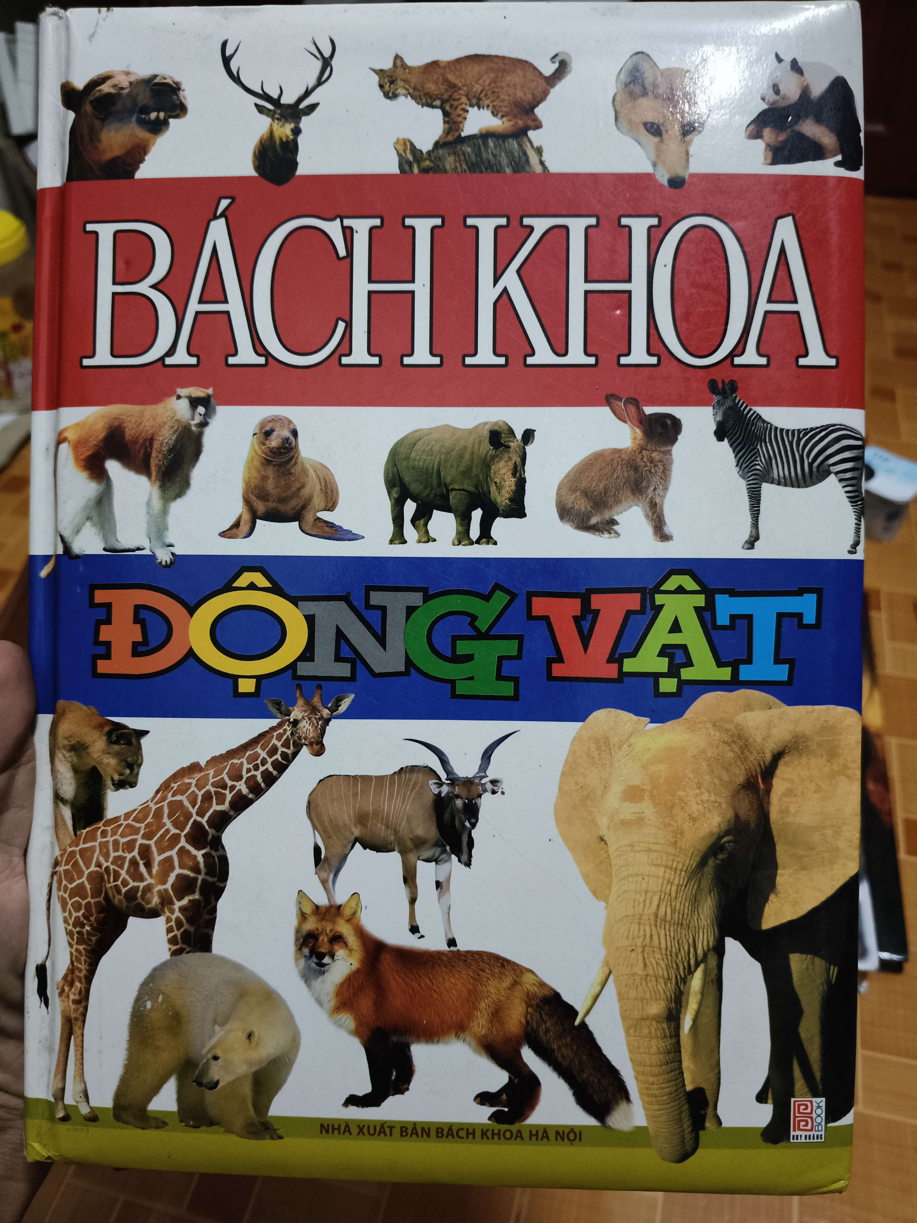 Bách khoa động vật - 2013 - 92 trang (in màu Giấy Couch khổ lớn) (Sách kiến thức tổng hợp) ANTQ