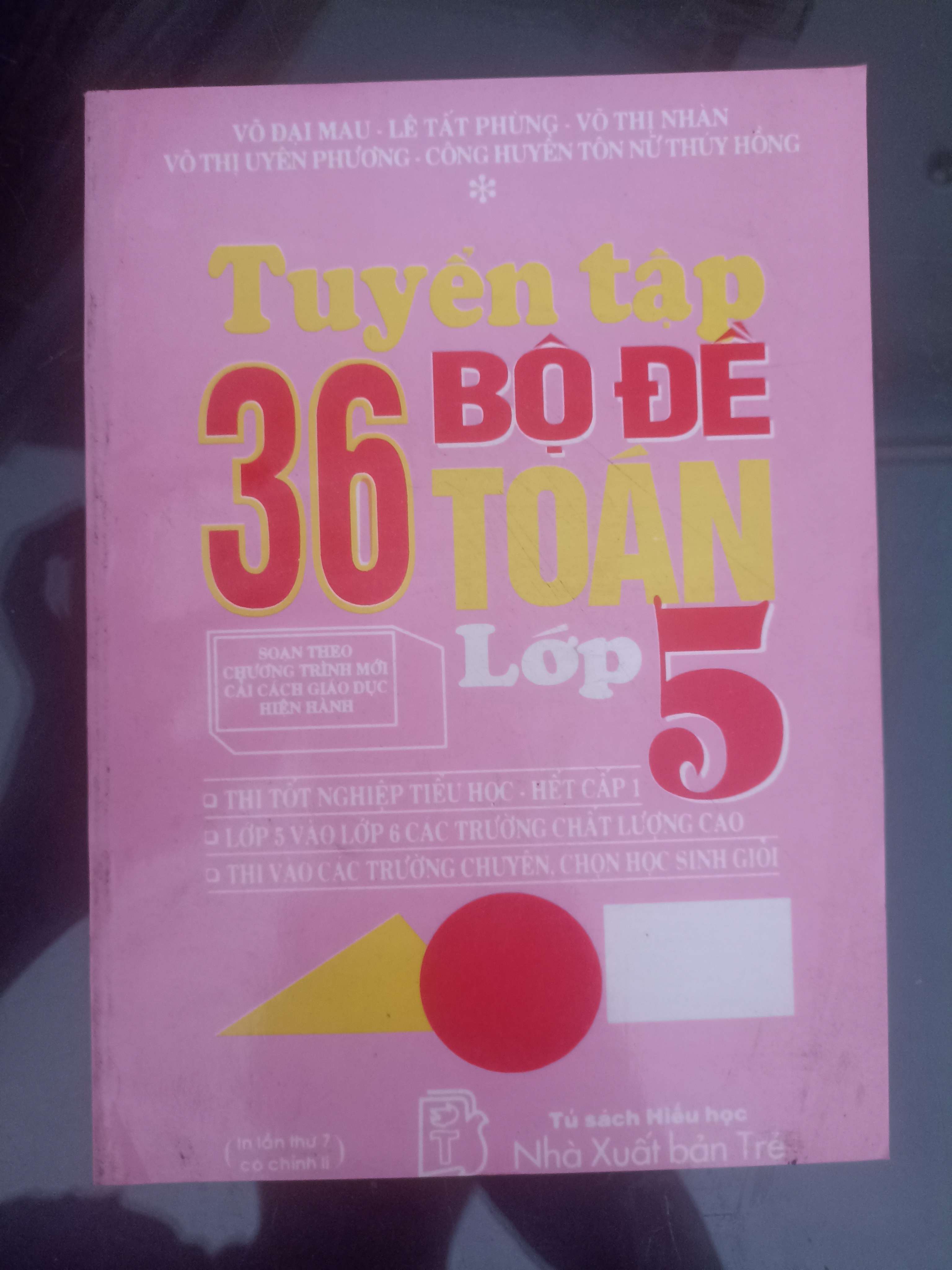 Tuyển tập 36 bộ đề toán lớp 5 1997 (Sách giáo khoa - giáo trình) VAVO