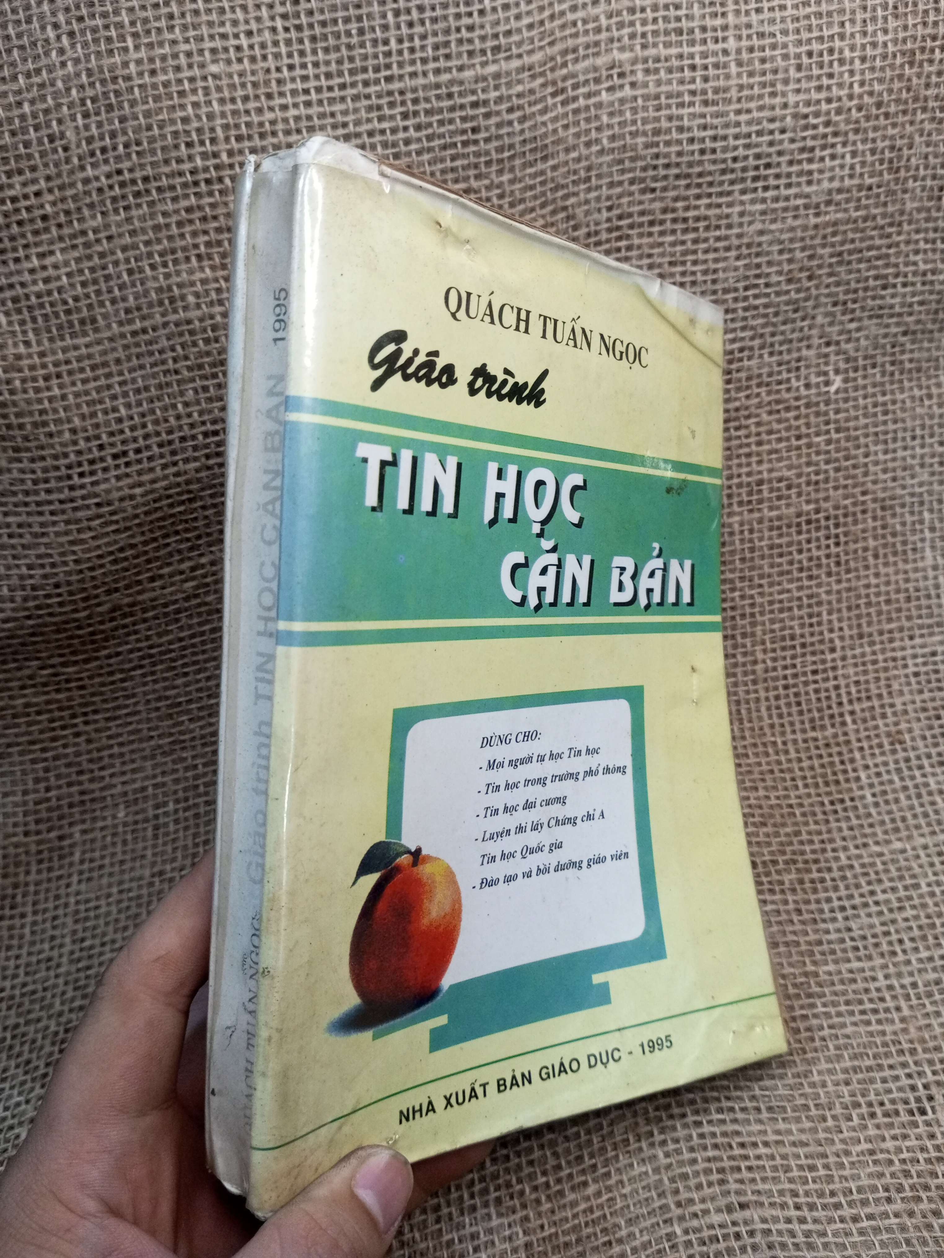 Giáo Trình Tin Học Căn Bản - Quách Tuấn Ngọc 1995 mới 80% ố (Sách kỹ năng) HLSC