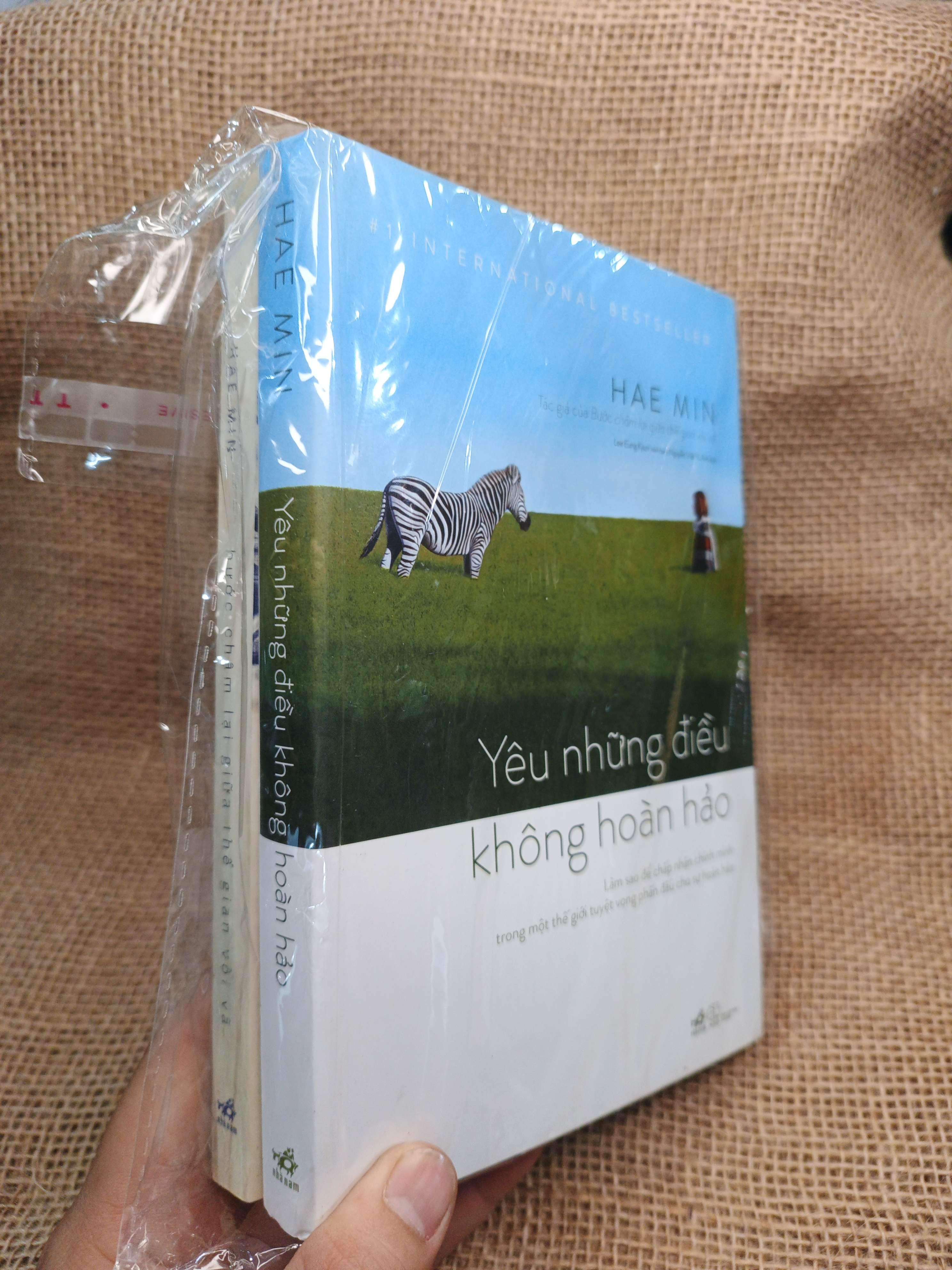 2 cuốn tác giả Hae Min: Yêu những điều không hoàn hảo + Bước chậm lại giữa thế gian vội vã mới 90% (Kỹ năng sống) HMT