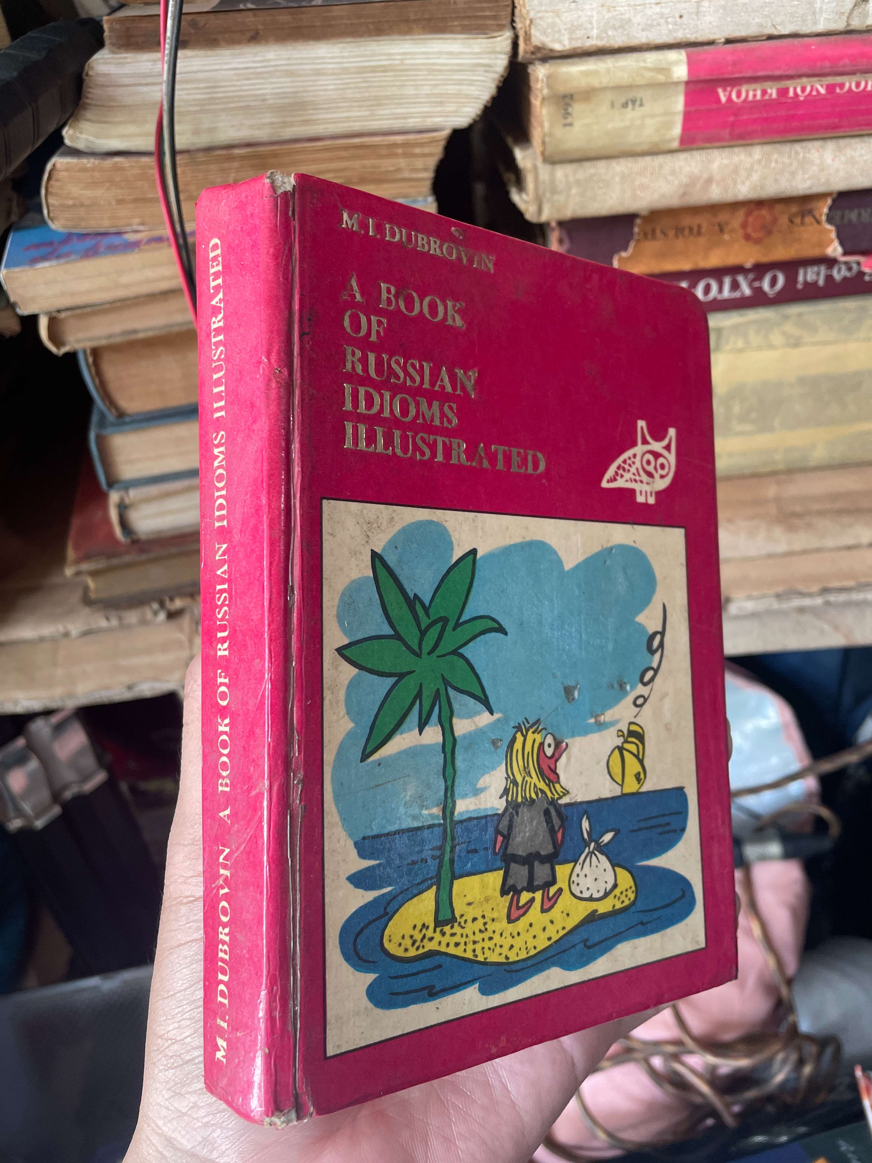 A Book Of Russian Idioms Illustrated - M. I. Dubrovin 1980 (Văn học nước ngoài) KSX