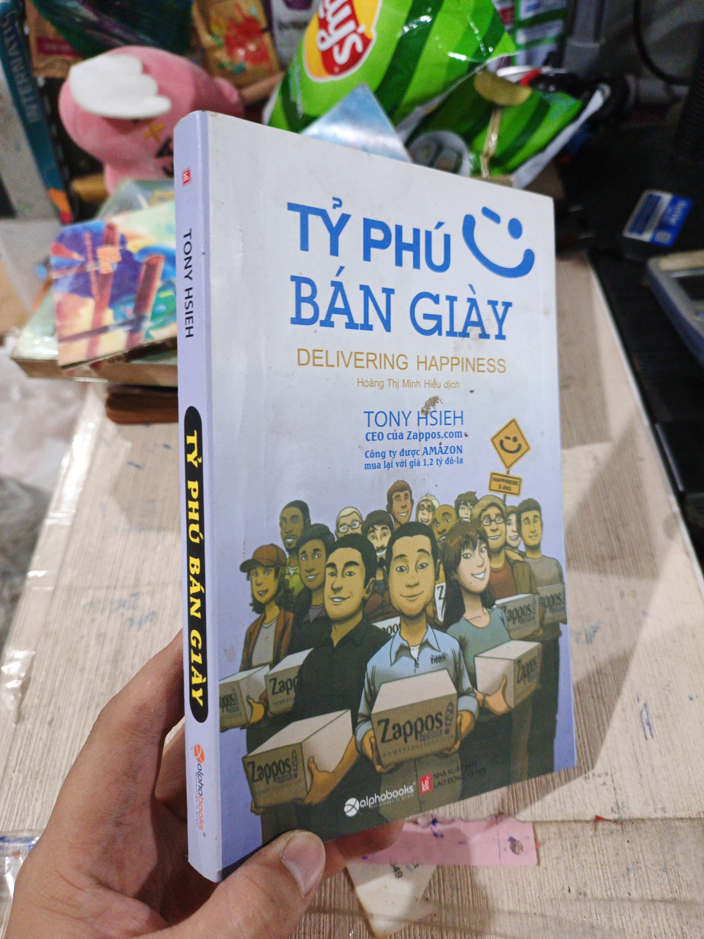 Tỷ Phú Bán Giày - Tony Hsieh sách in (Sách kinh tế - tài chính - chứng khoán) HLSC