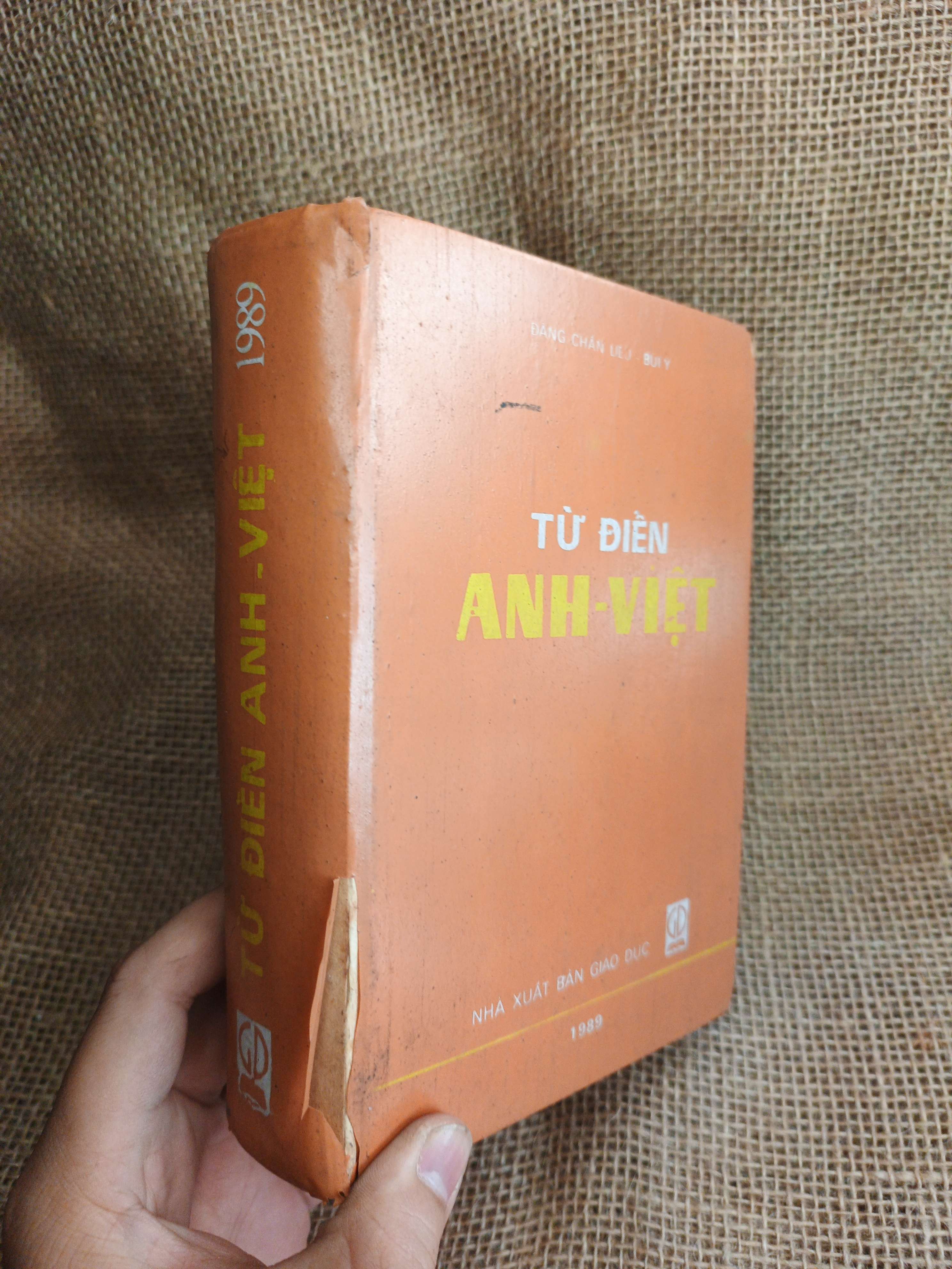 Từ Điển Anh - Việt - Đặng Chấn Liêu, Bùi Ý 1989 mới 80% ố bìa cứng (Từ điển) HLSC