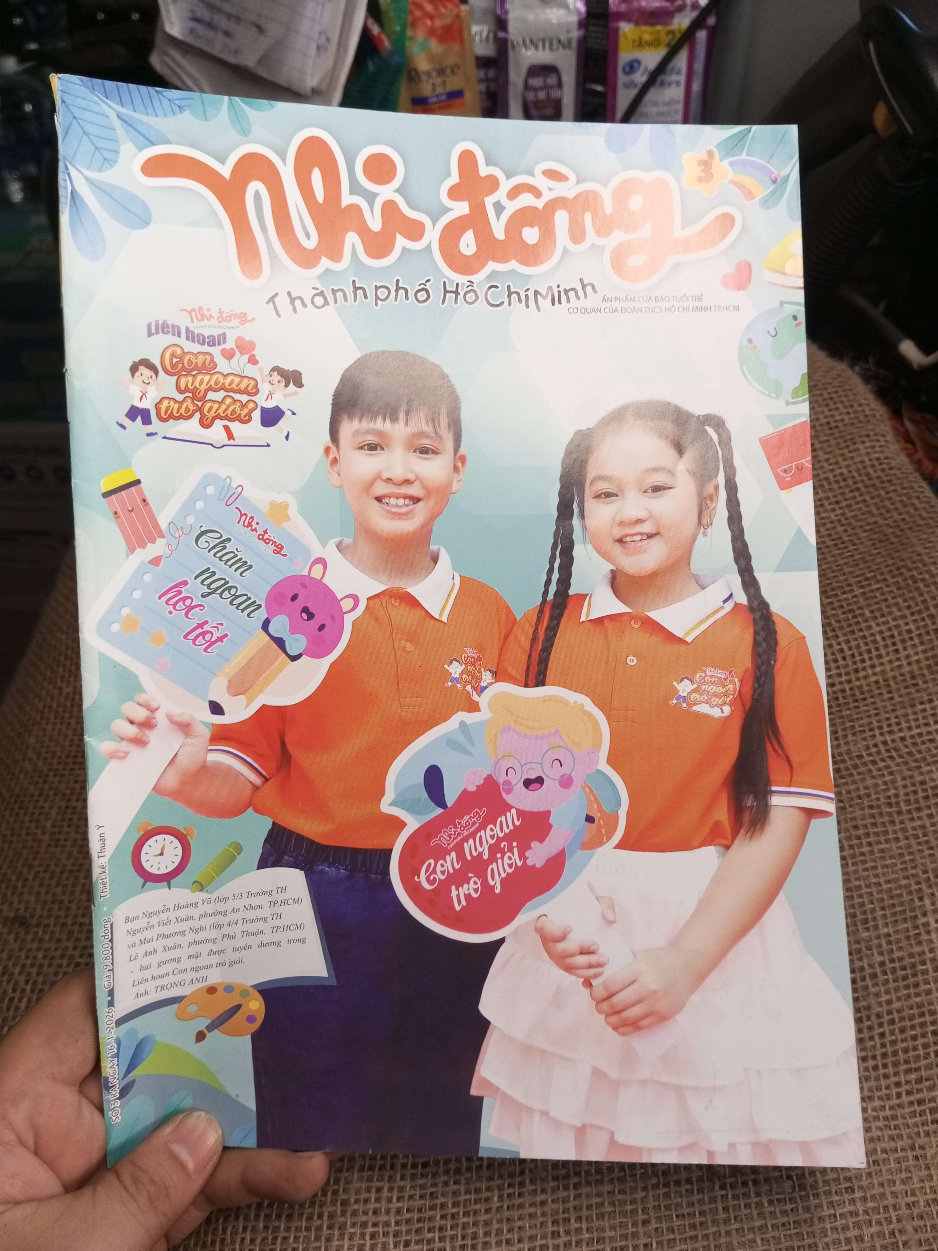 Nhi Đồng Thành Phố Hồ Chí Minh - Chăm Ngoan Học Tốt Con Ngoan Trò Giỏi (Tạp chí) HLSC
