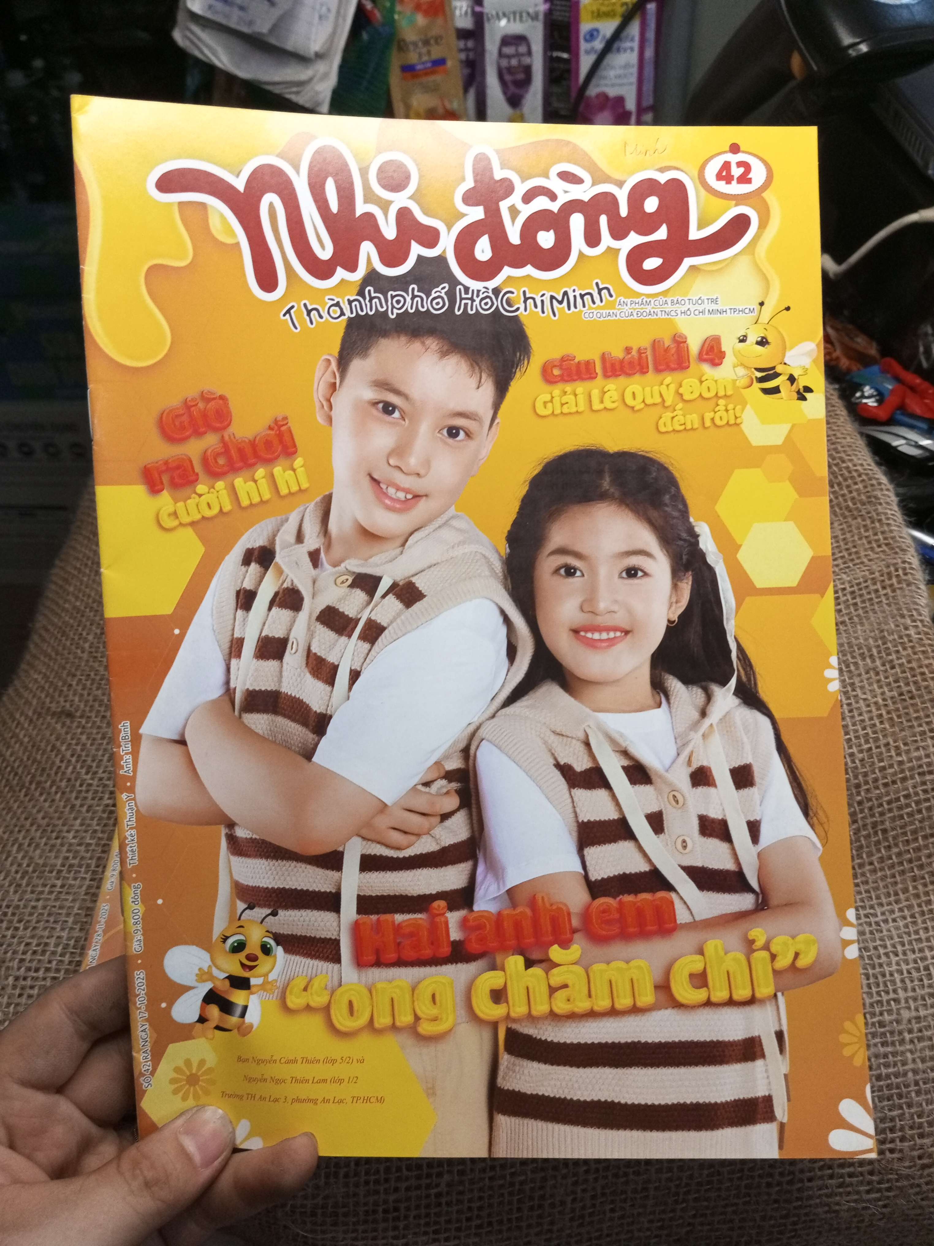 Nhi Đồng Thành Phố Hồ Chí Minh Số 42 - Hai Anh Em Ong Chăm Chỉ (Tạp chí) HLSC