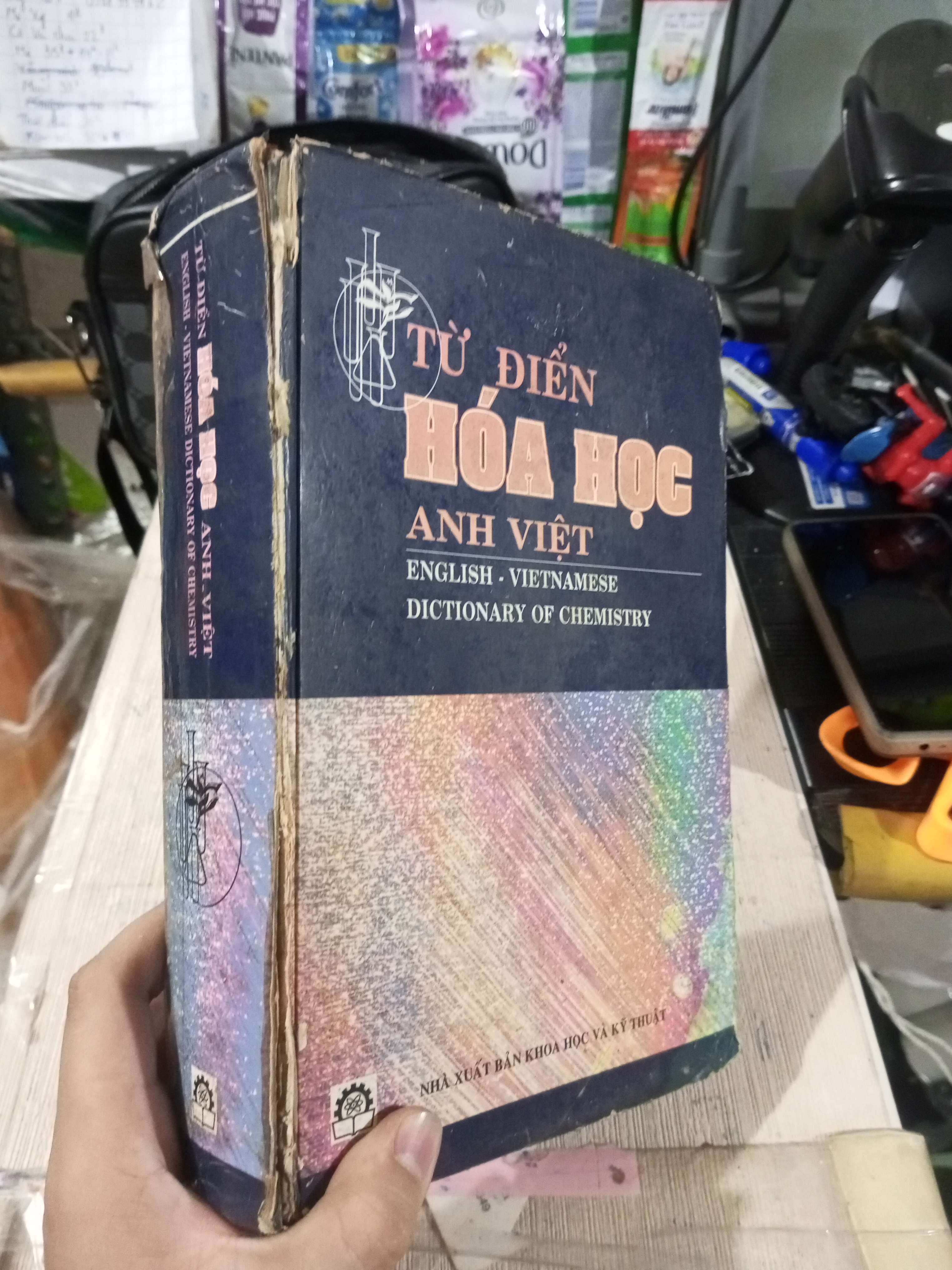 Từ Điển Hóa Học Anh Việt English - Vietnamese Dictionary Of Chemistry 1997 mới 80% ố có viết, highlight (Từ điển) HLSC