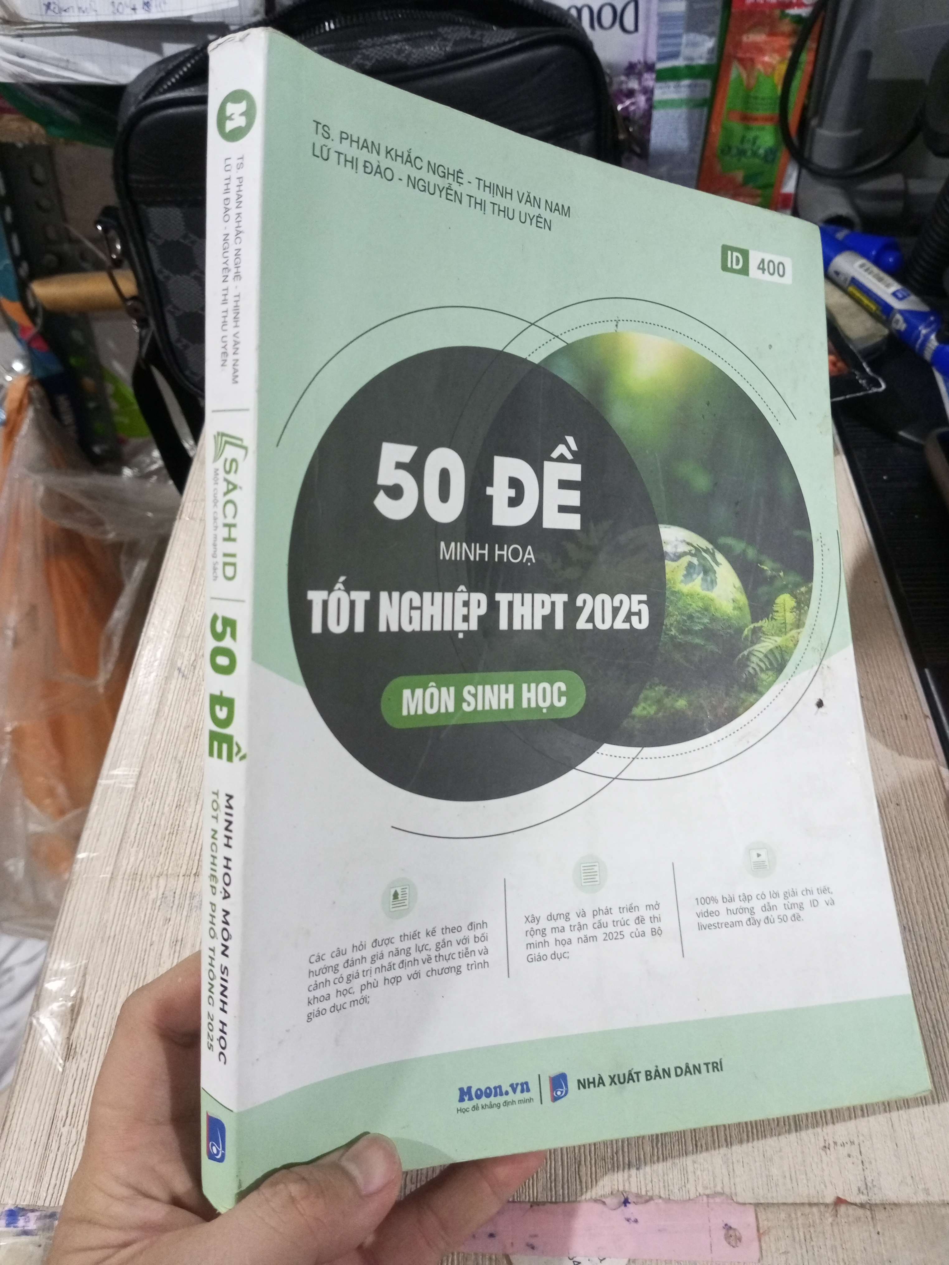 50 Đề Minh Họa Tốt Nghiệp THPT 2025 Môn Sinh Học - Phan Khắc Nghệ, Lữ Thị Đào, Nguyễn Thị Thu Uyên, Thịnh Văn Nam 2025 mới 90% (Tham khảo - luyện thi) HCM